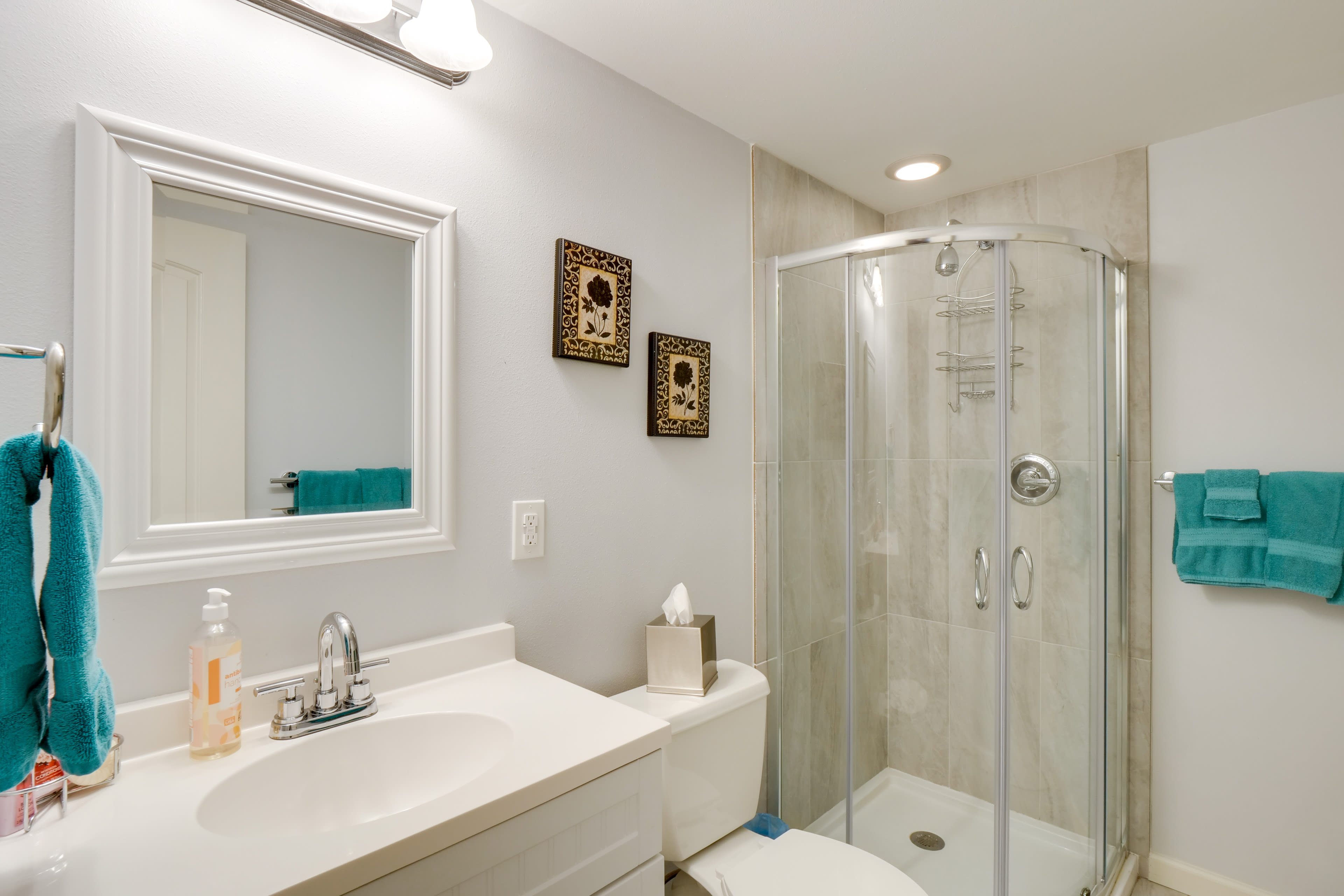 En-Suite Bathroom | Towels Provided | Lower Level