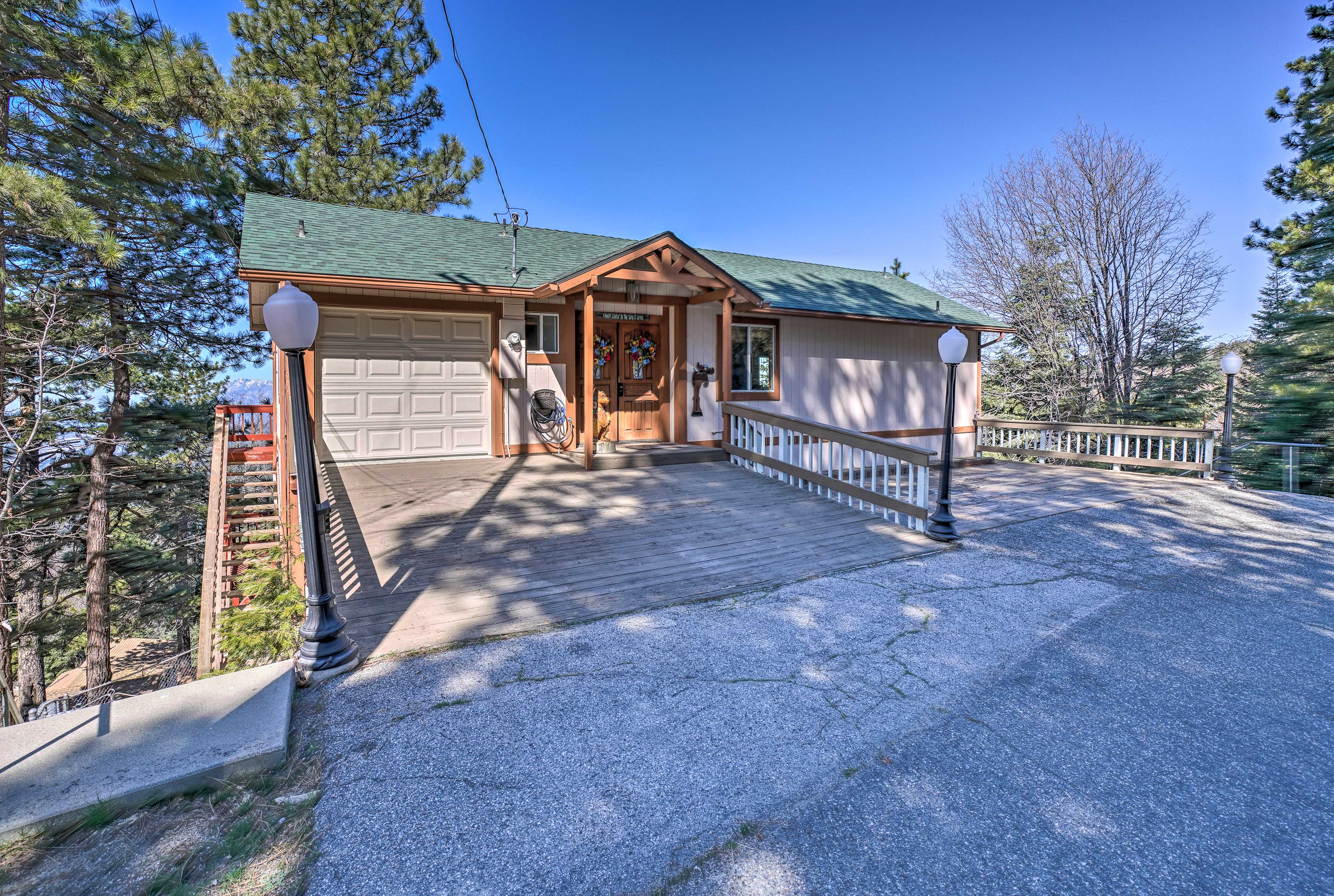 Easily park up to 4 vehicles right at this vacation rental.