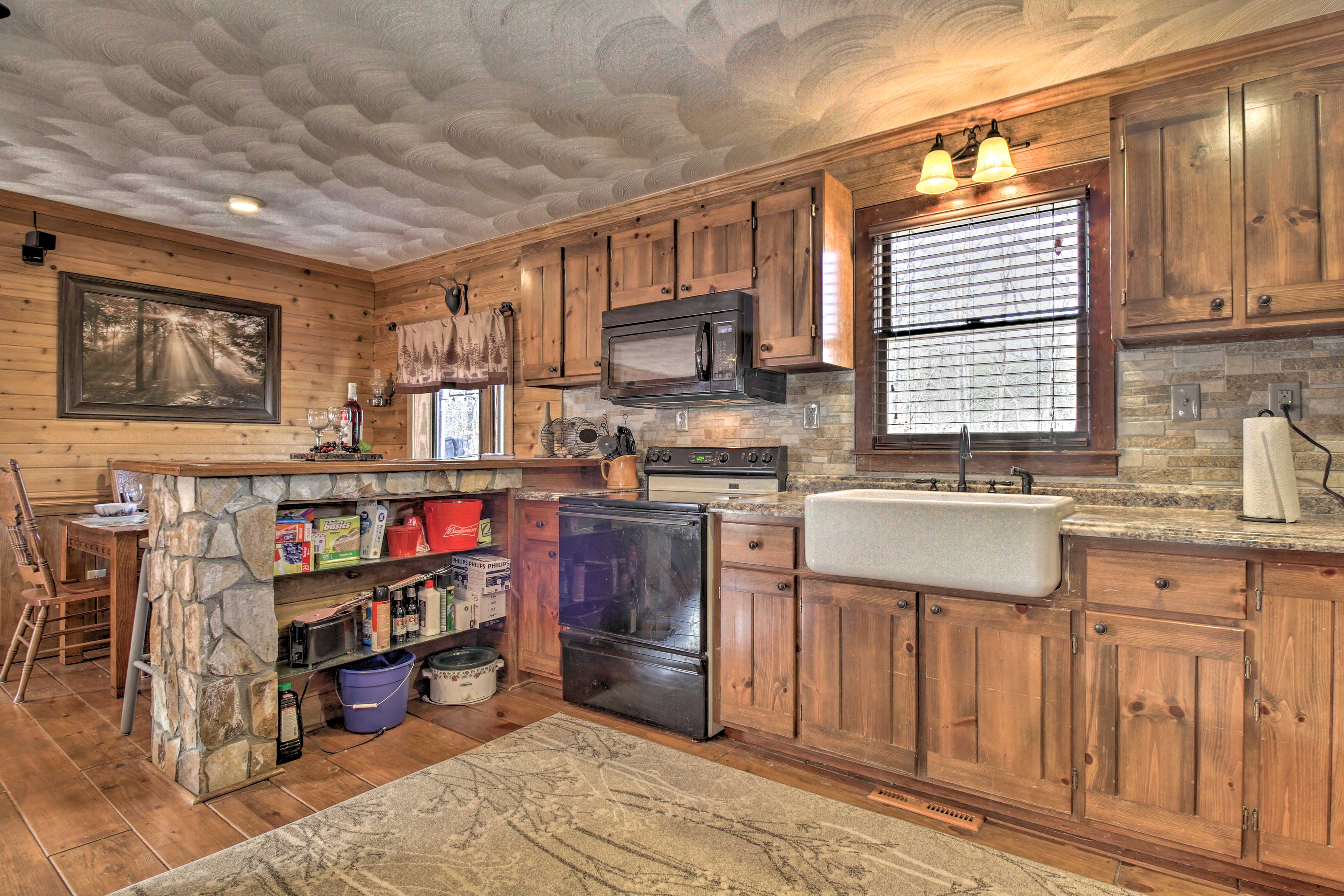 Cabin 1 | Kitchen | Main Level | Coffee Maker