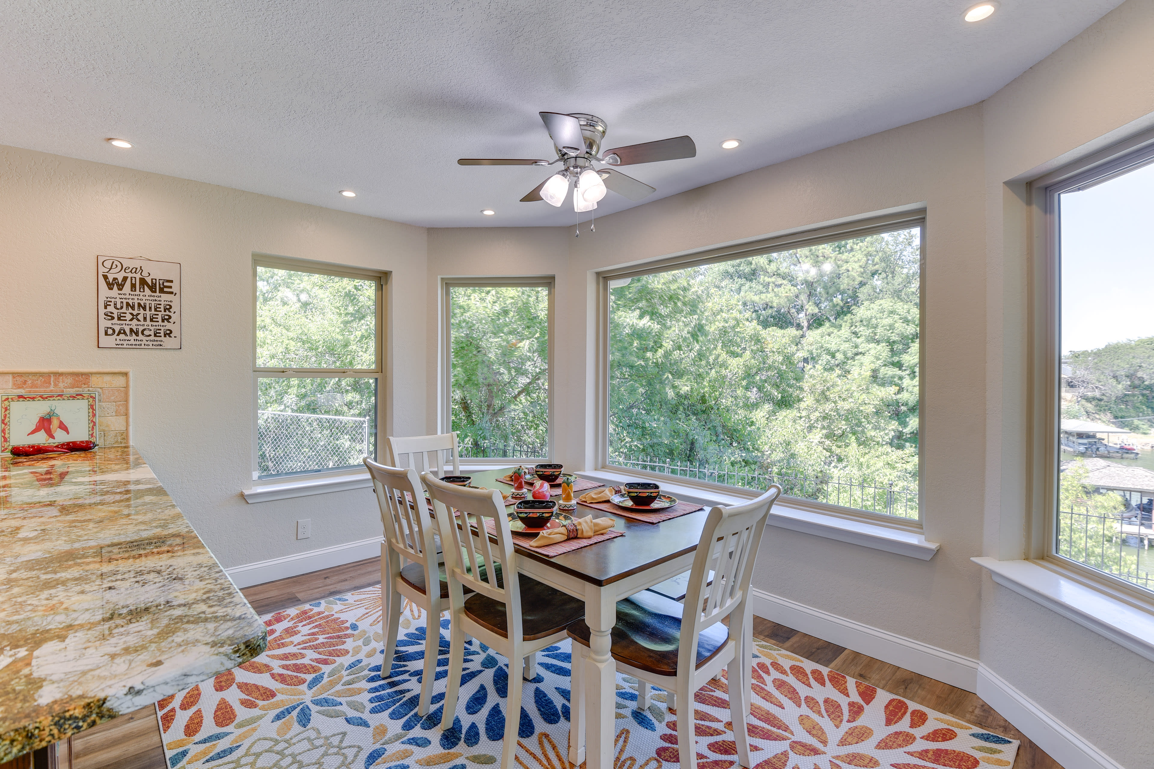 Dining Nook | Lake Views