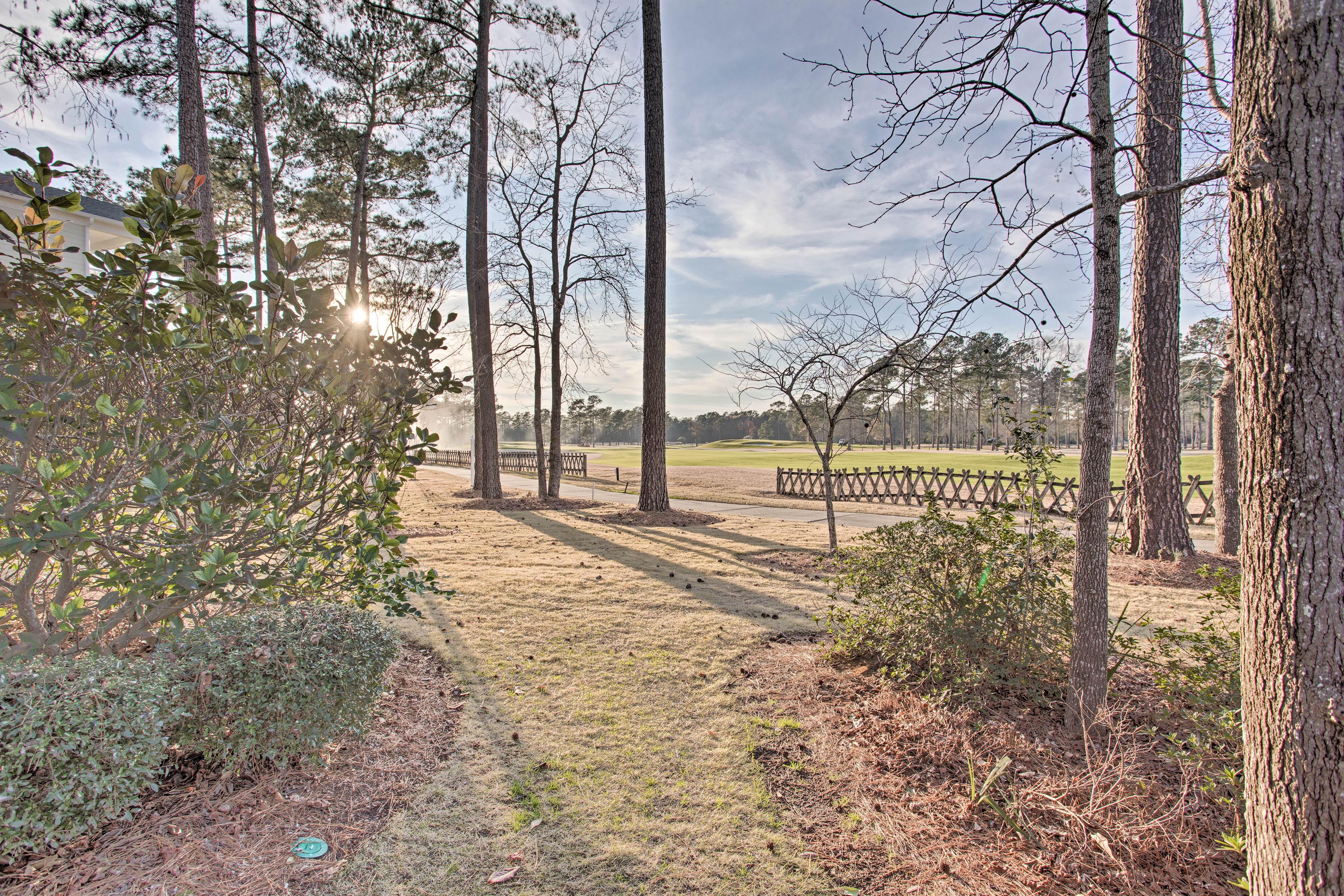 Private Furnished Patio | Golf Course View