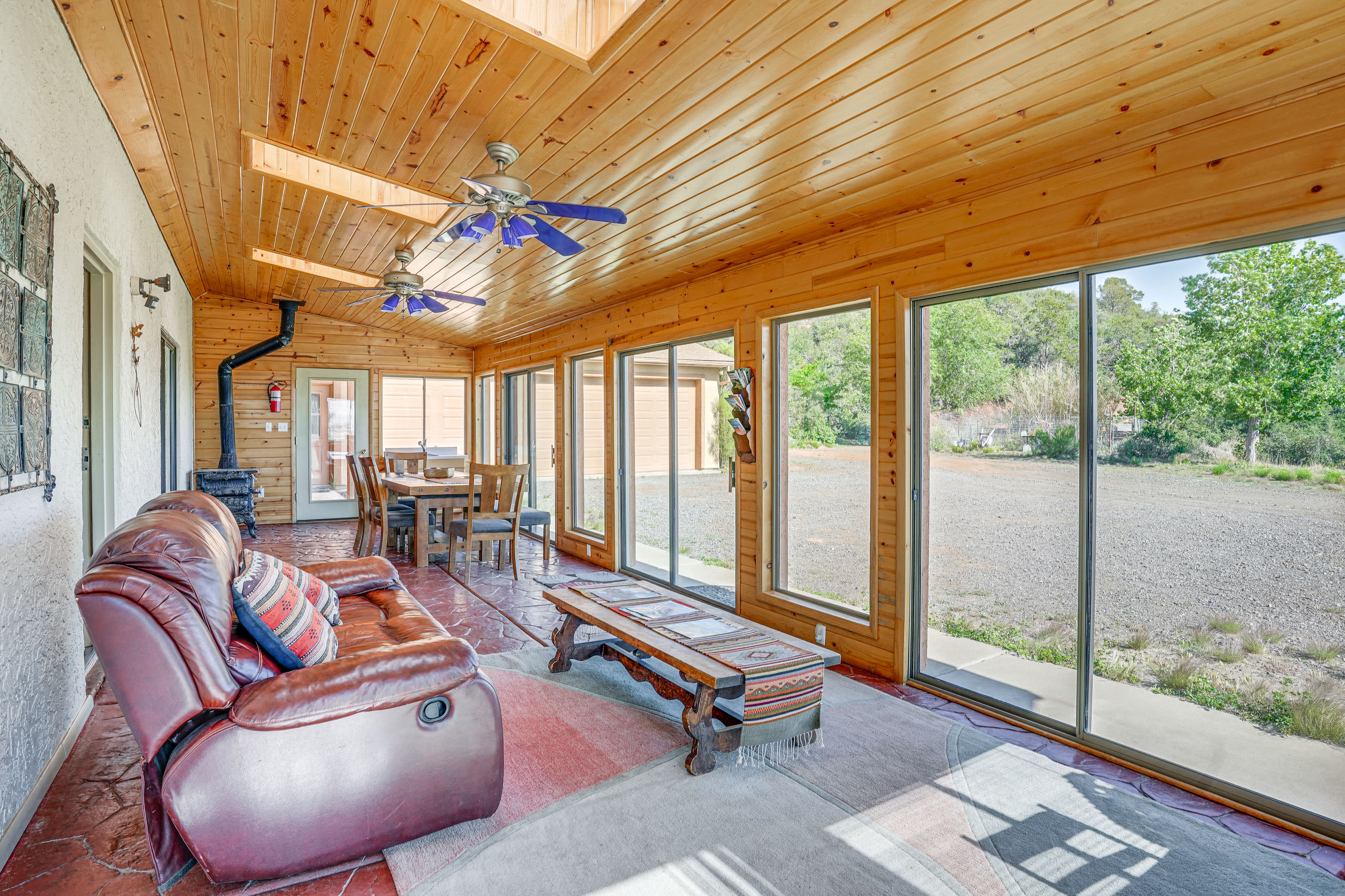 Sun Room | Wood-Burning Stove