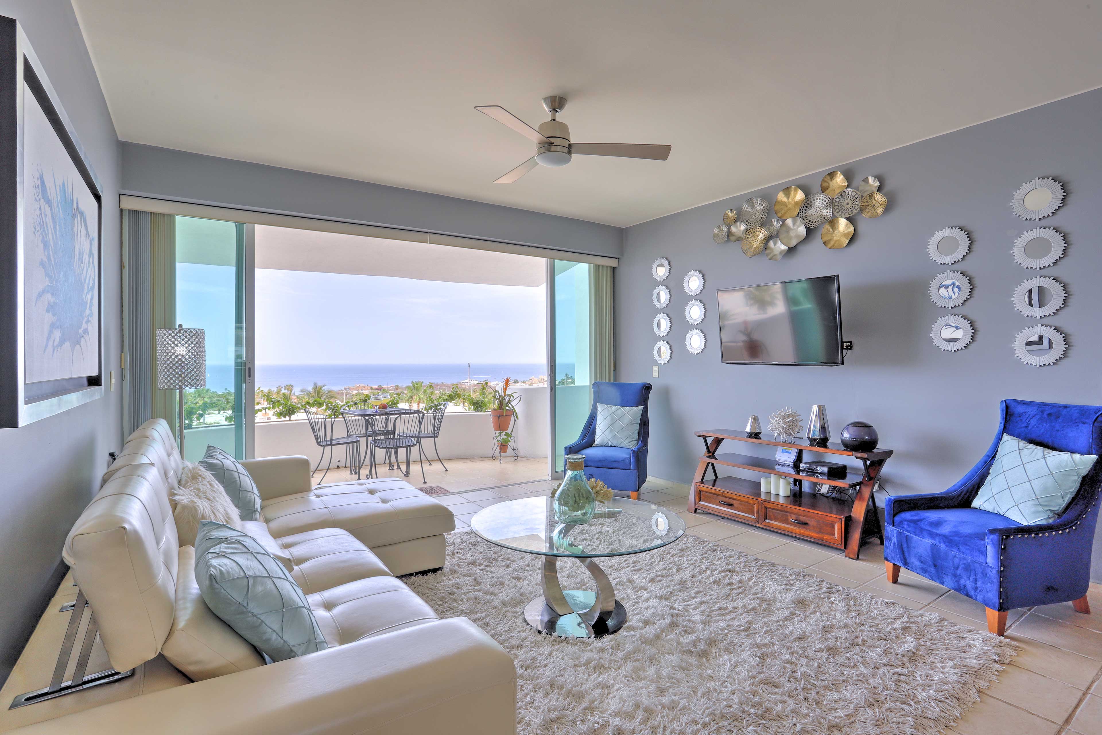 The 3-bedroom, 2-bath unit has accommodations for up to 8 guests.