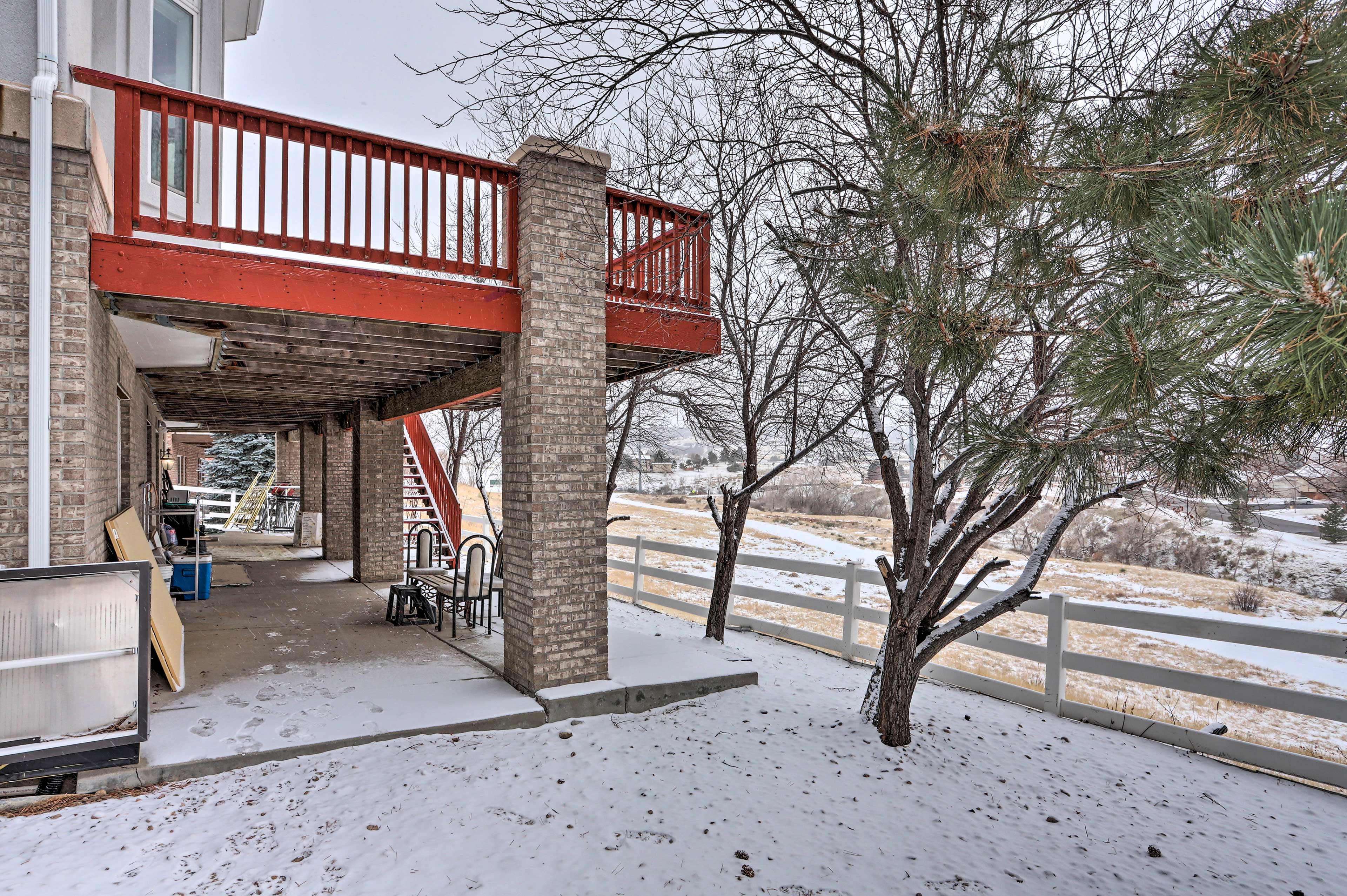 Patio in Winter