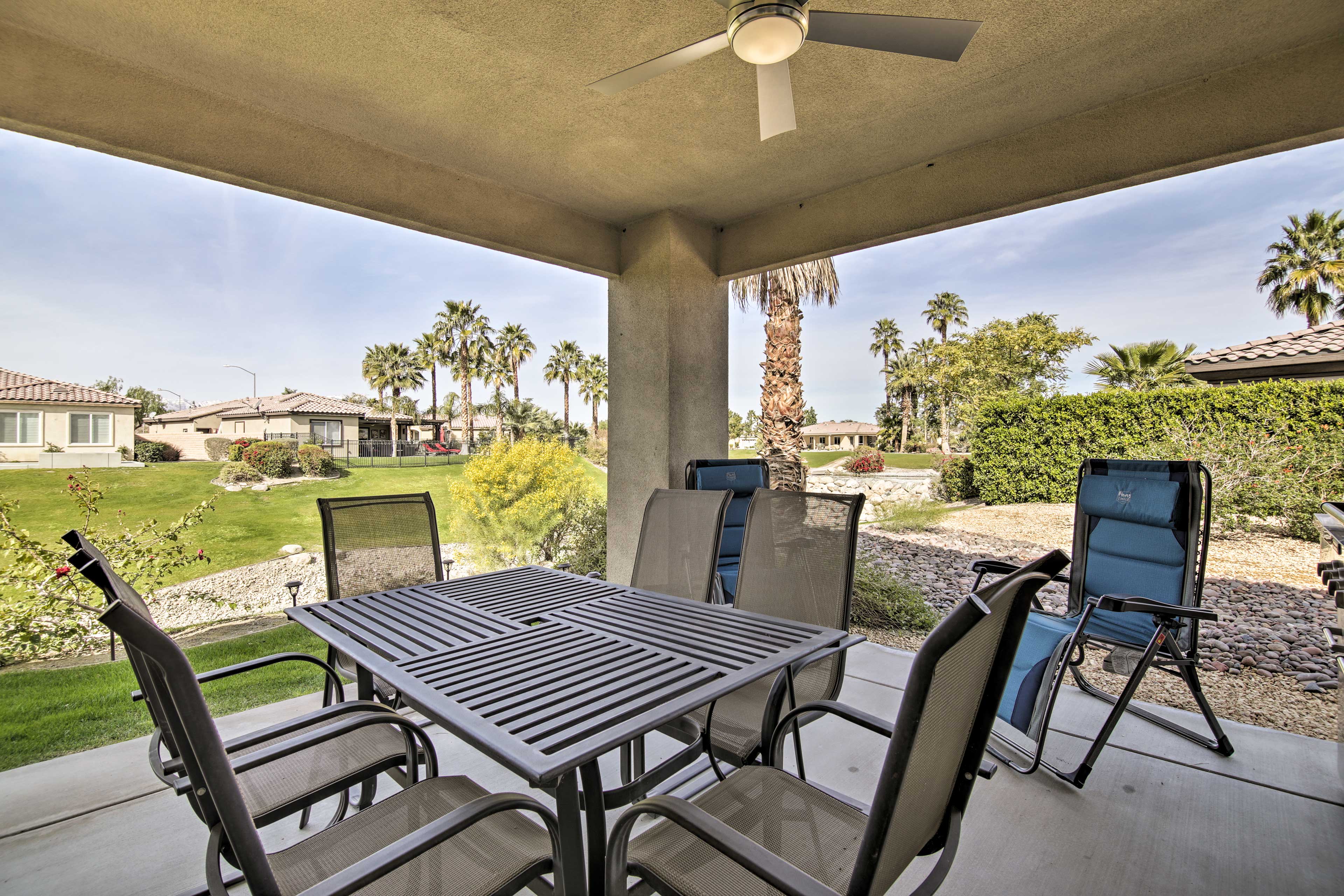 Covered Patio | Gas Grill