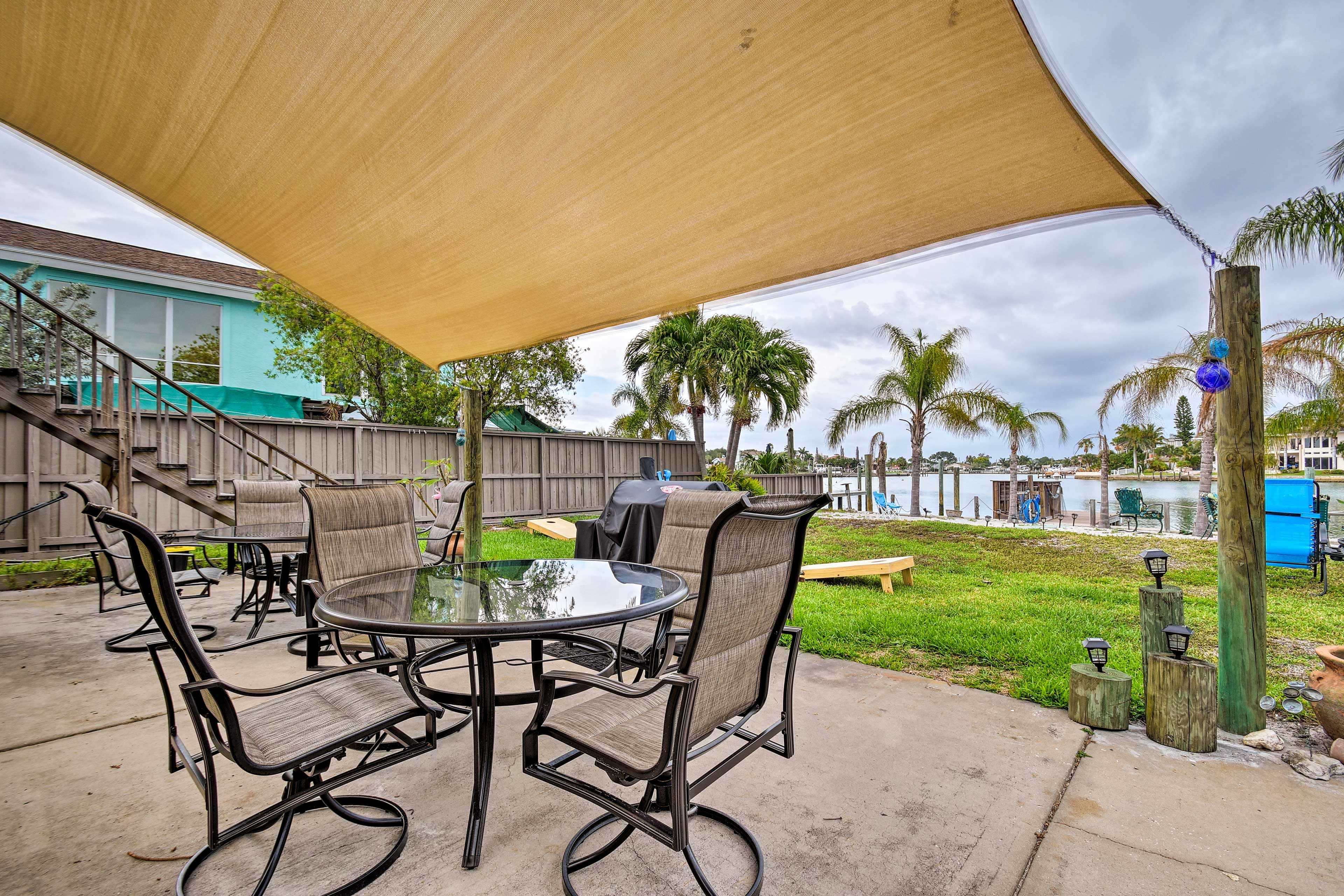 Have a barbecue out on the patio.