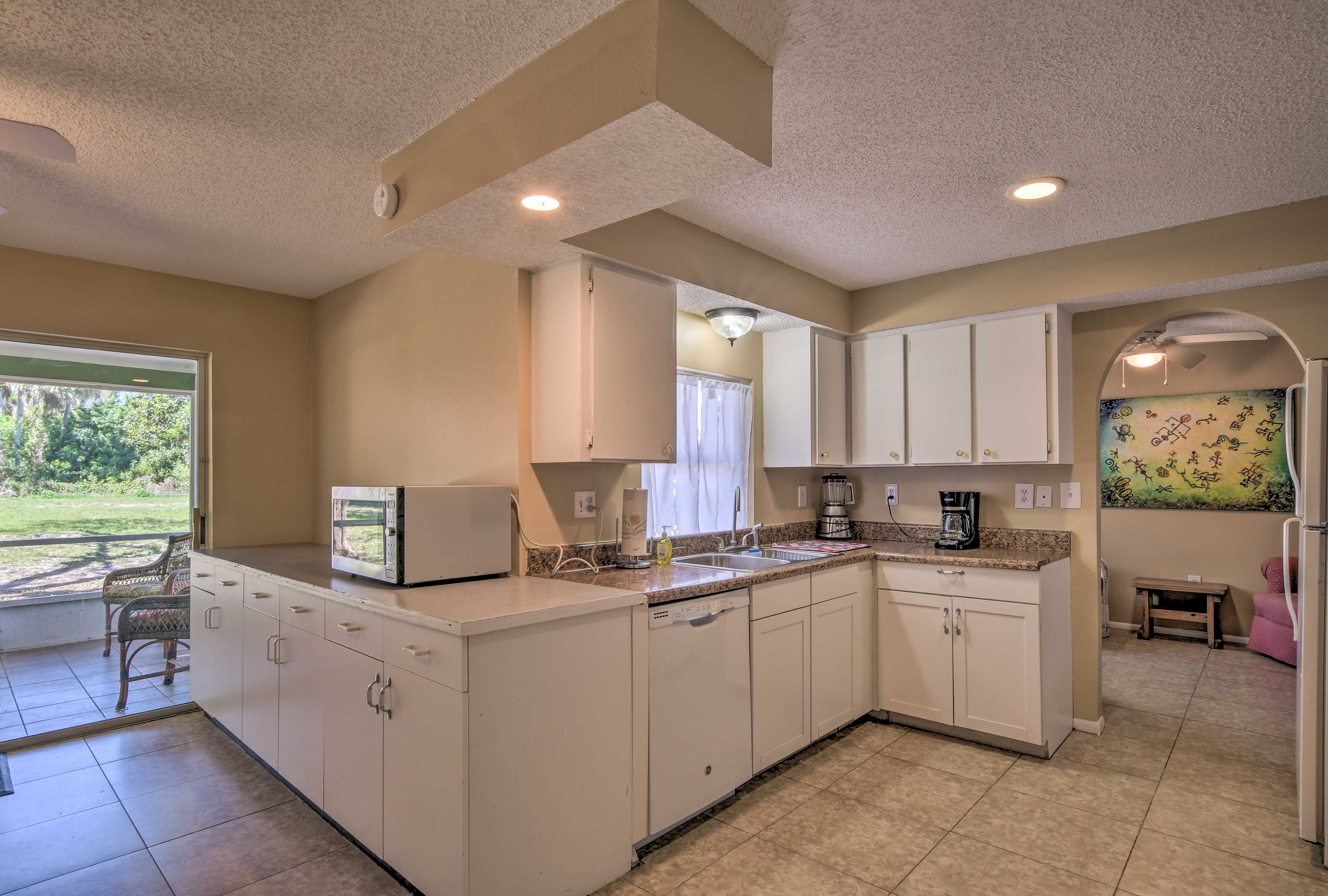 Ample counter space makes meal prep a breeze!