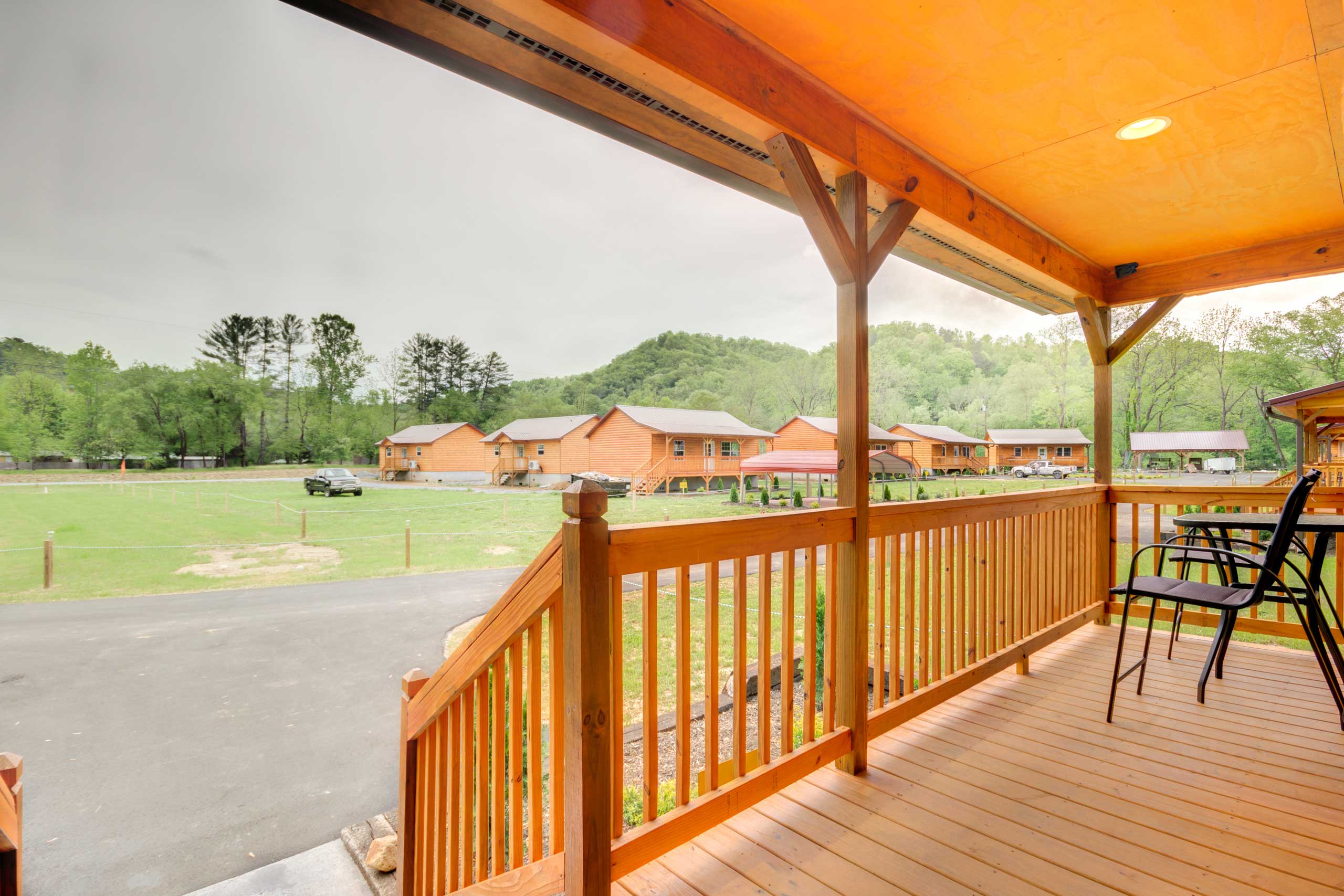 Private Covered Porch