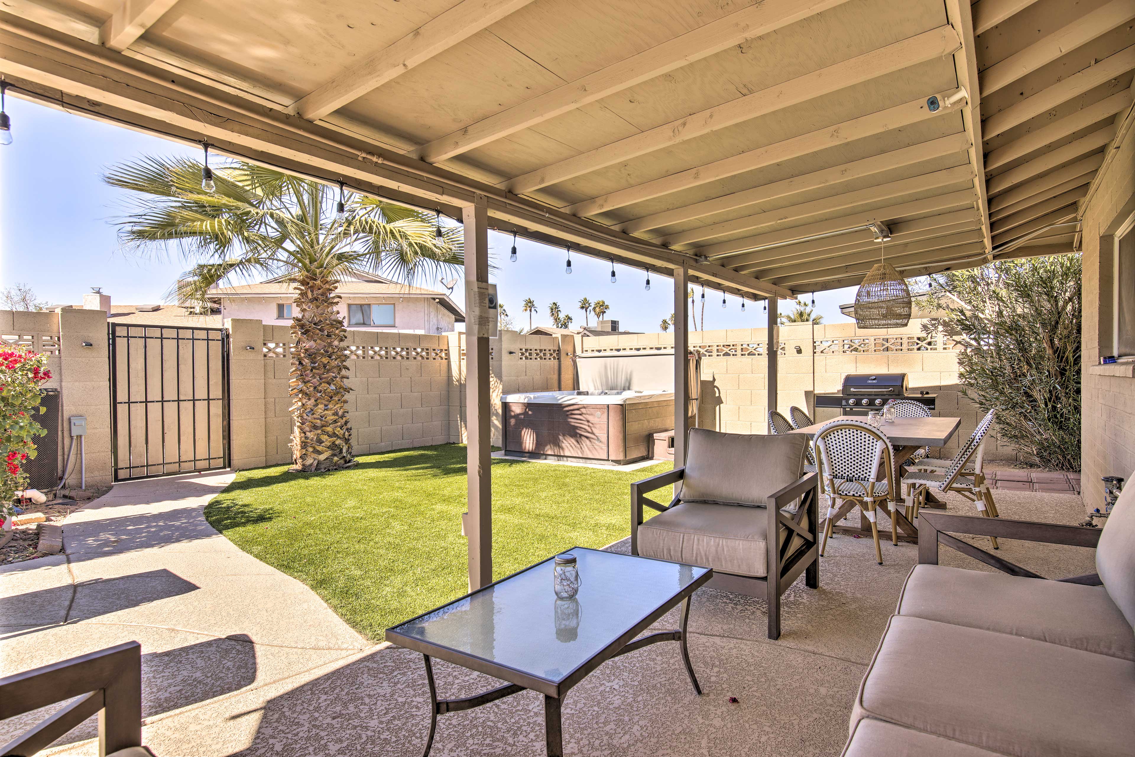 Covered Patio | Single-Story Home