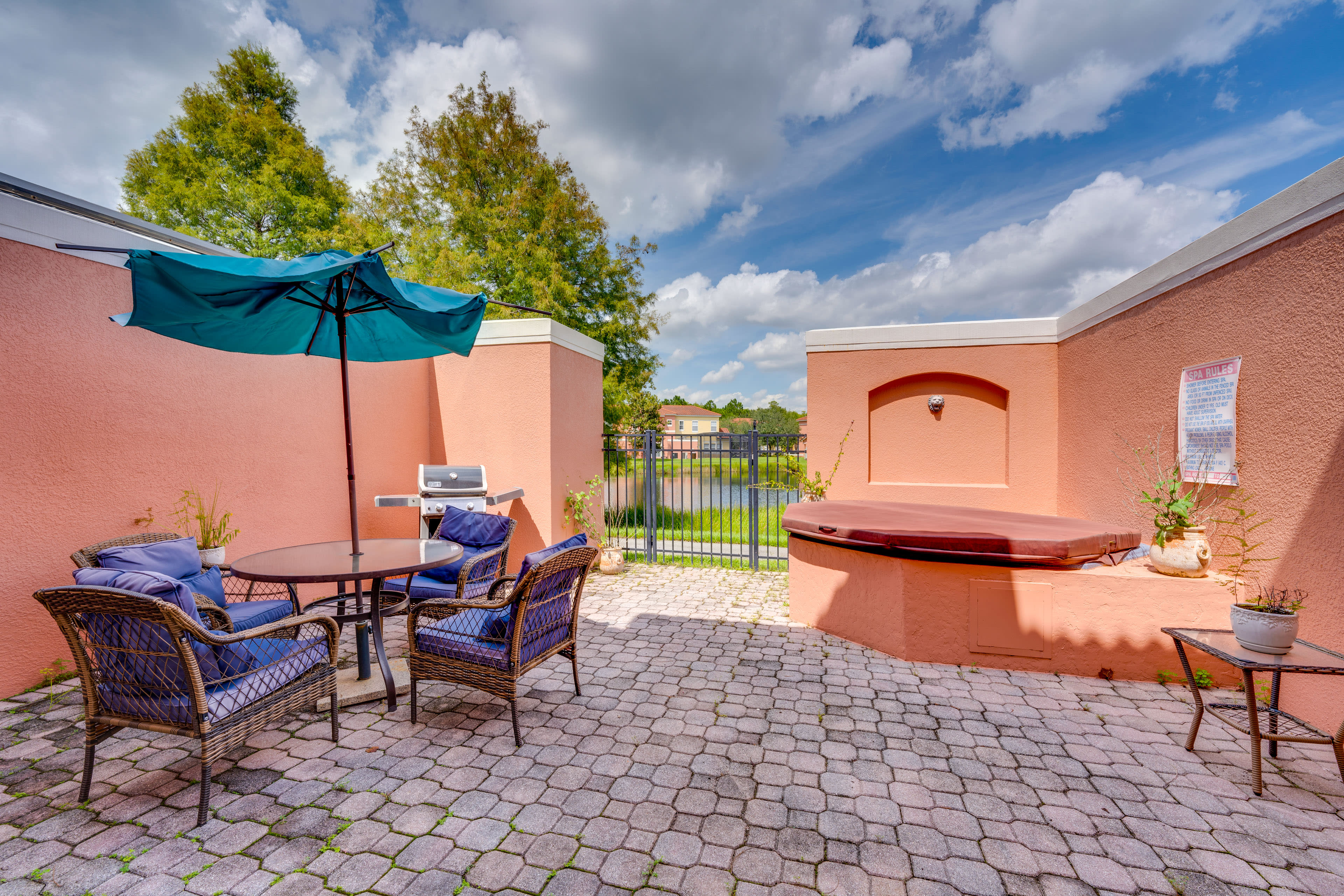 Patio | Outdoor Dining Area | Gas Grill