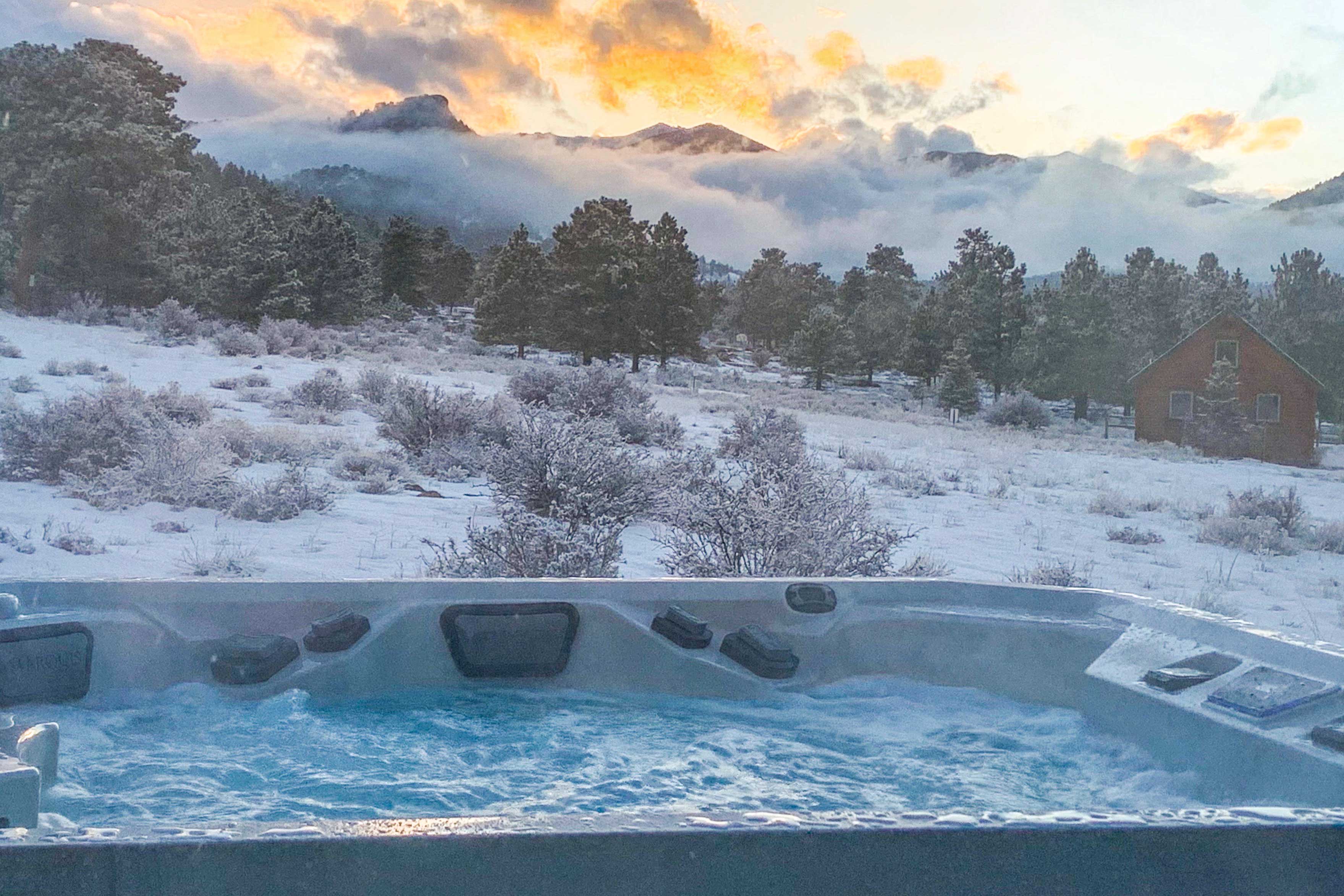 Private Patio | Hot Tub | Winter Views