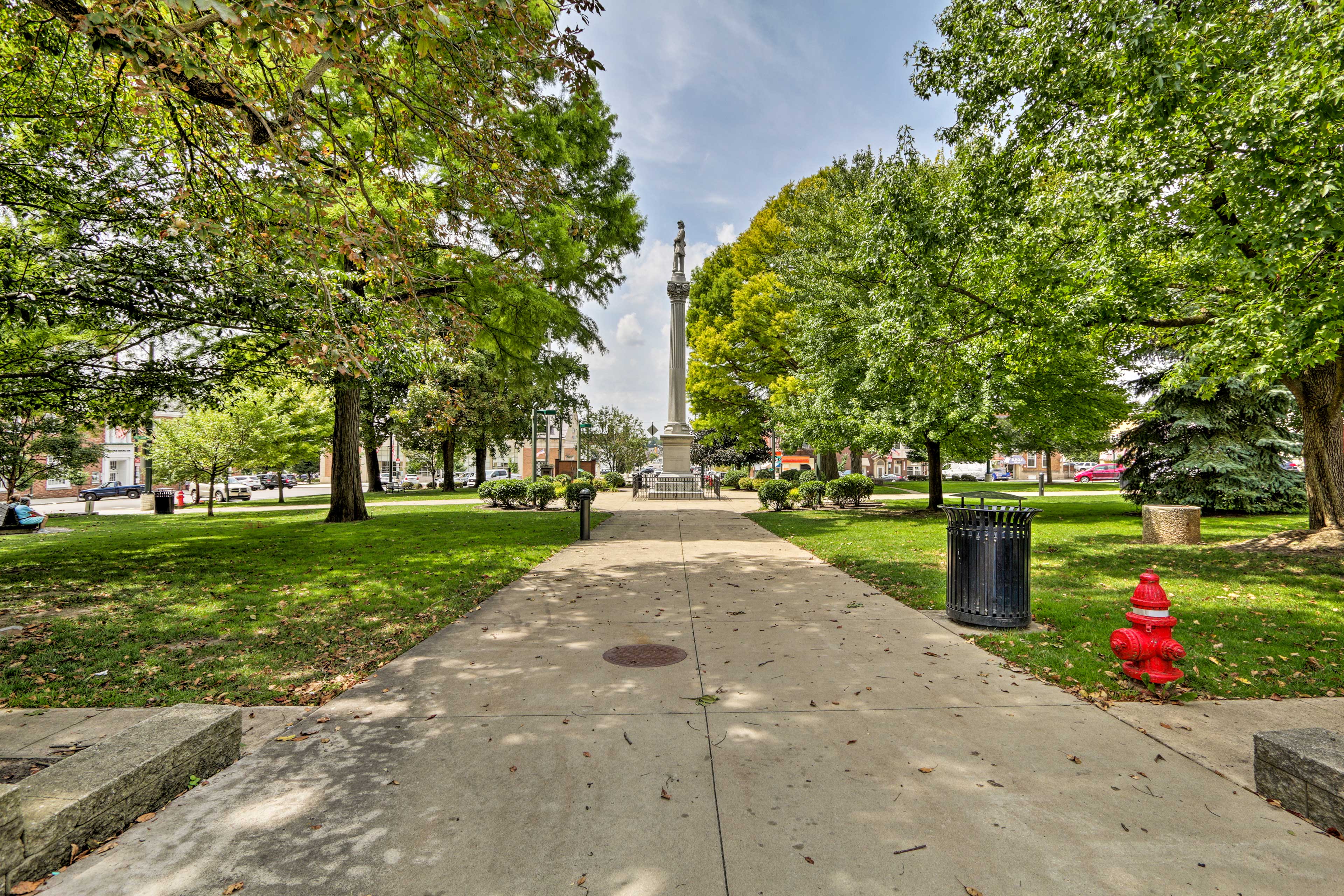 Take a stroll through a nearby park.