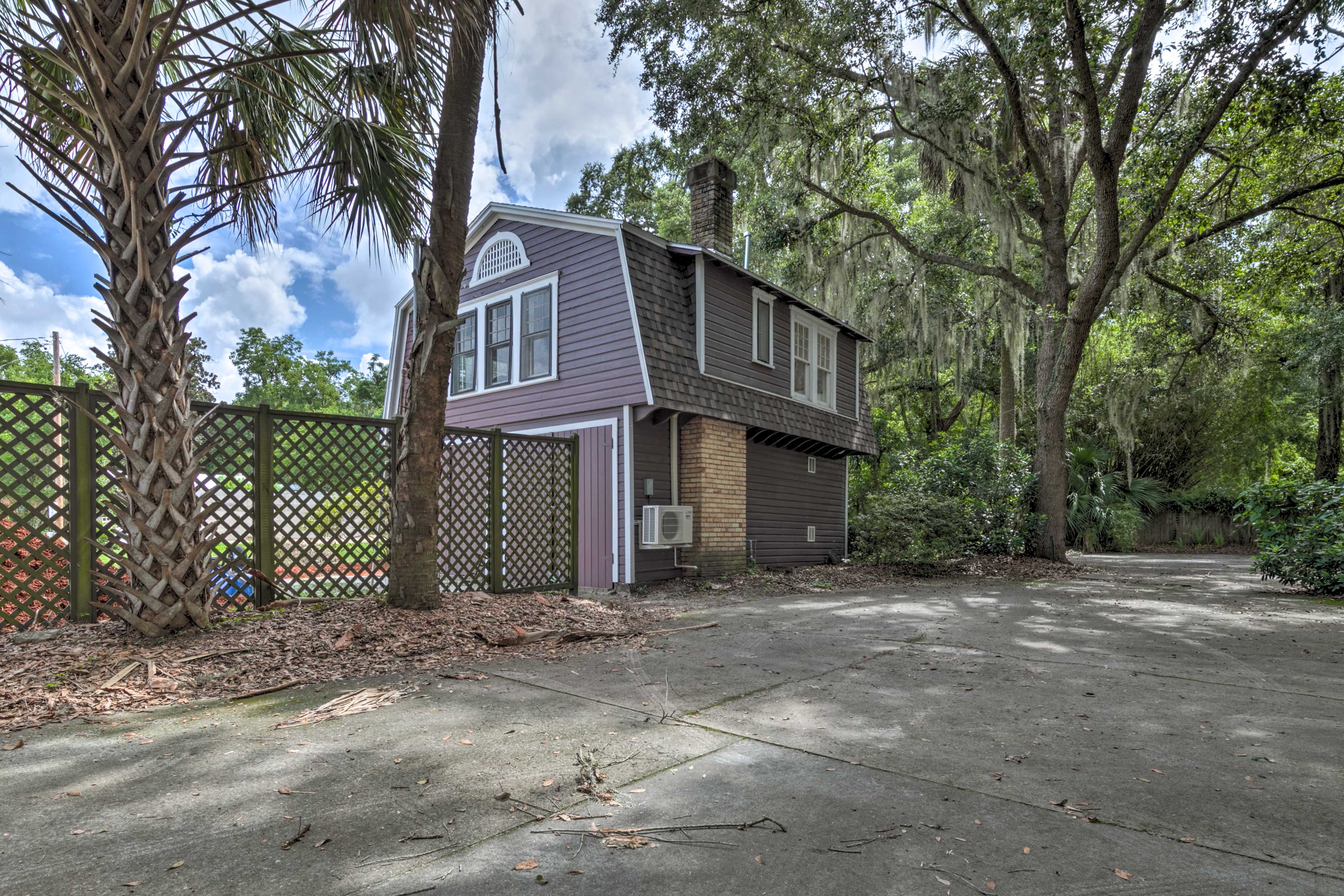 There is additional driveway parking space in the neighboring driveway.