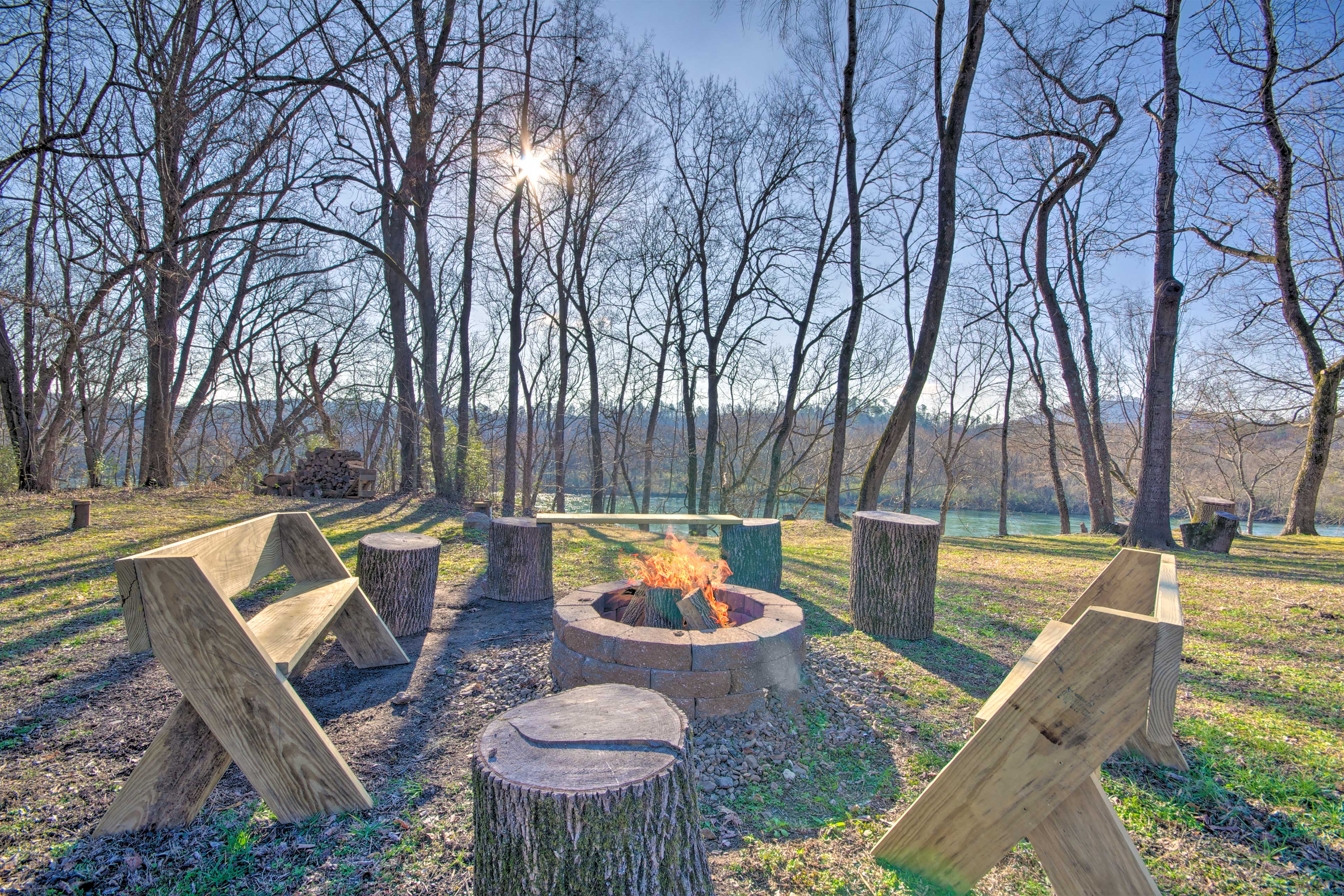 Wood-Burning Fire Pit