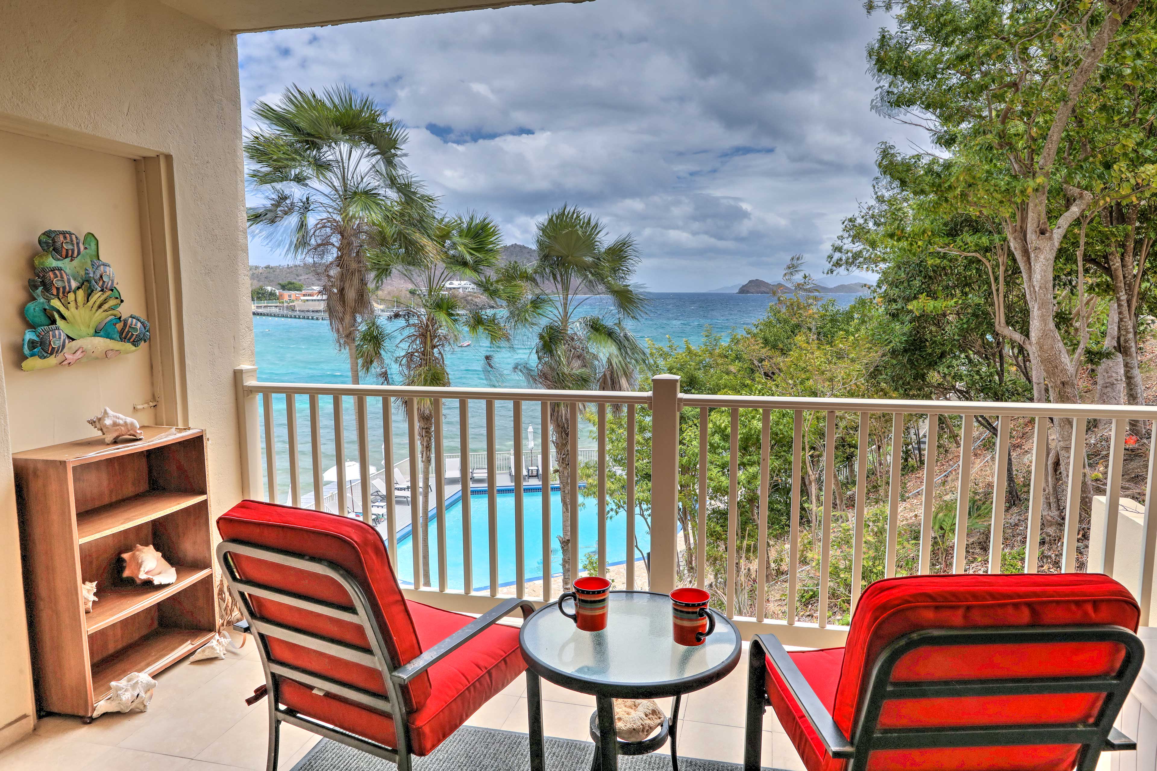 St. Thomas Vacation Rental | Studio | 1BA | 705 Sq Ft | Stairs Required