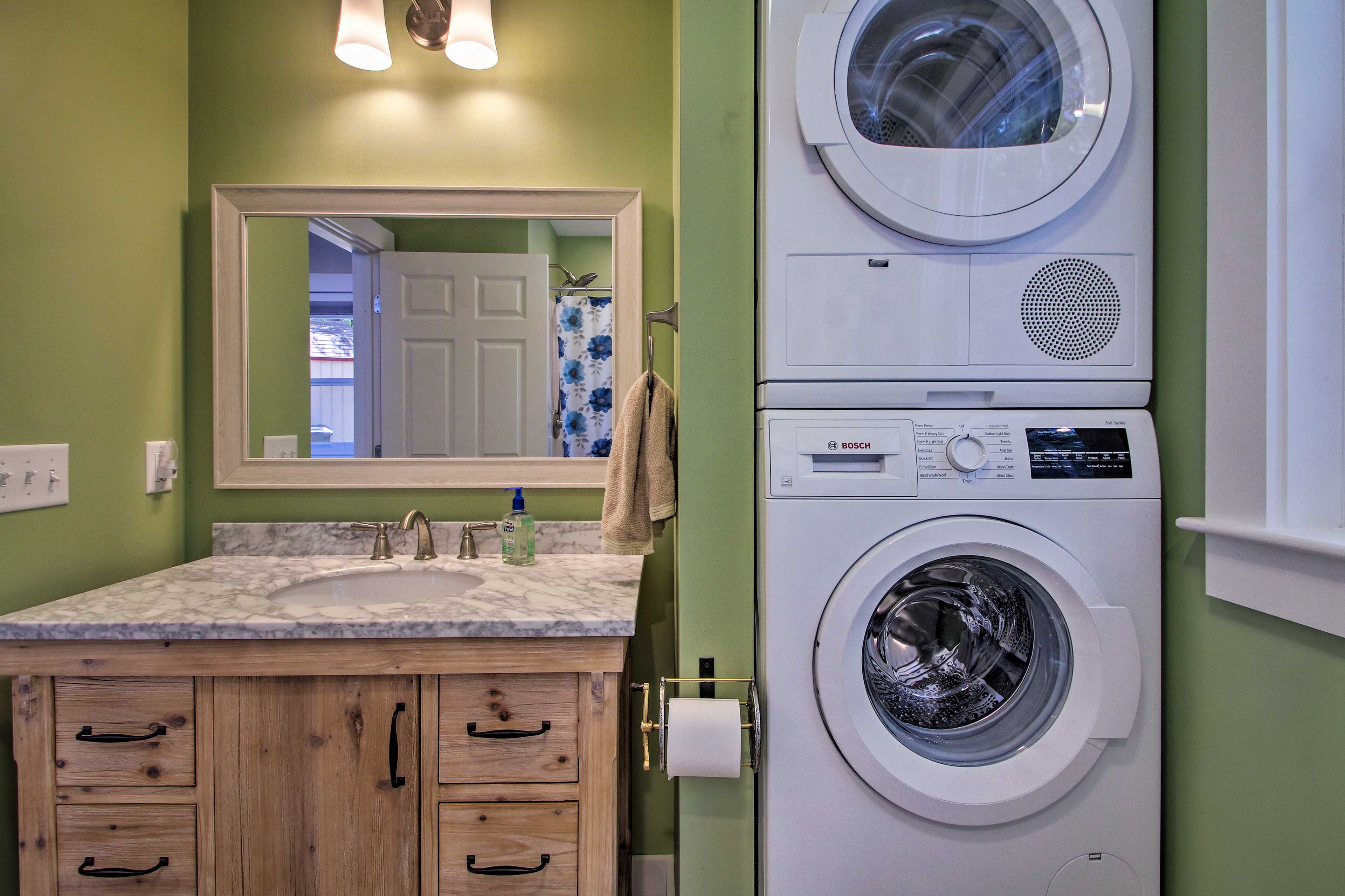 Keep your wardrobe fresh with the on-site washer & dryer.