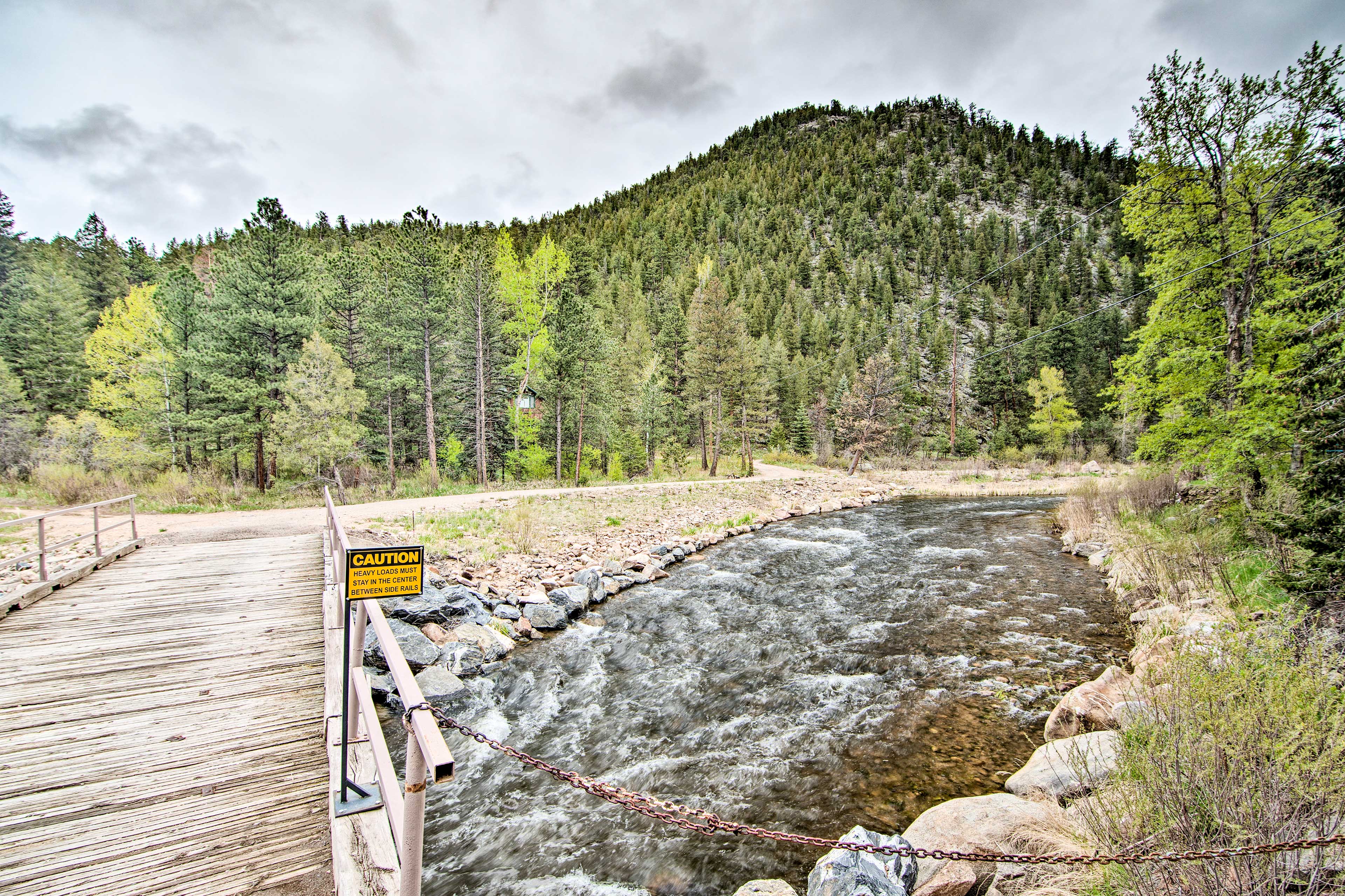 The Big Thompson River is at your fingertips.