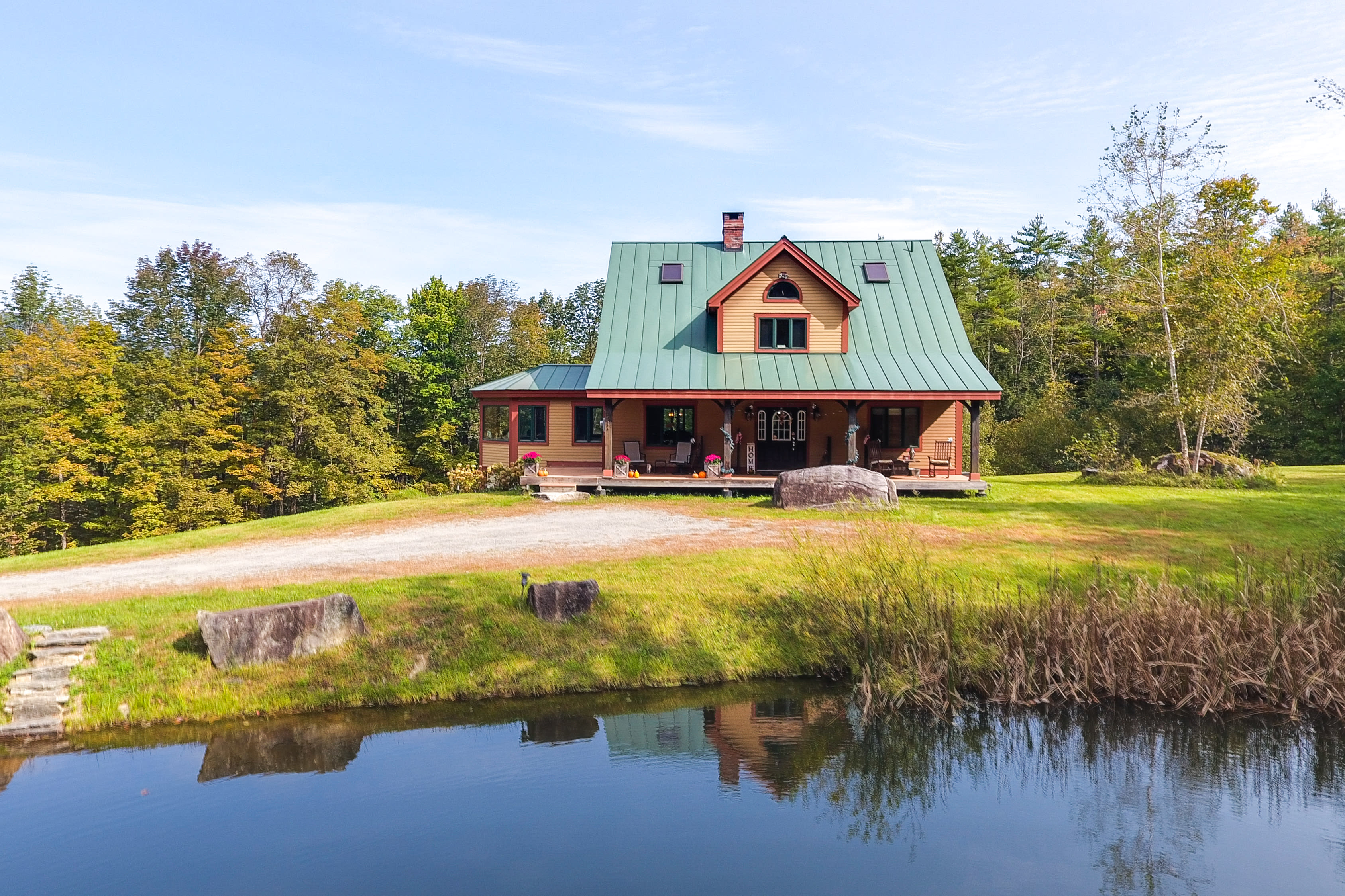 Parking | Gravel Driveway (6 Vehicles) | On-Site Pond