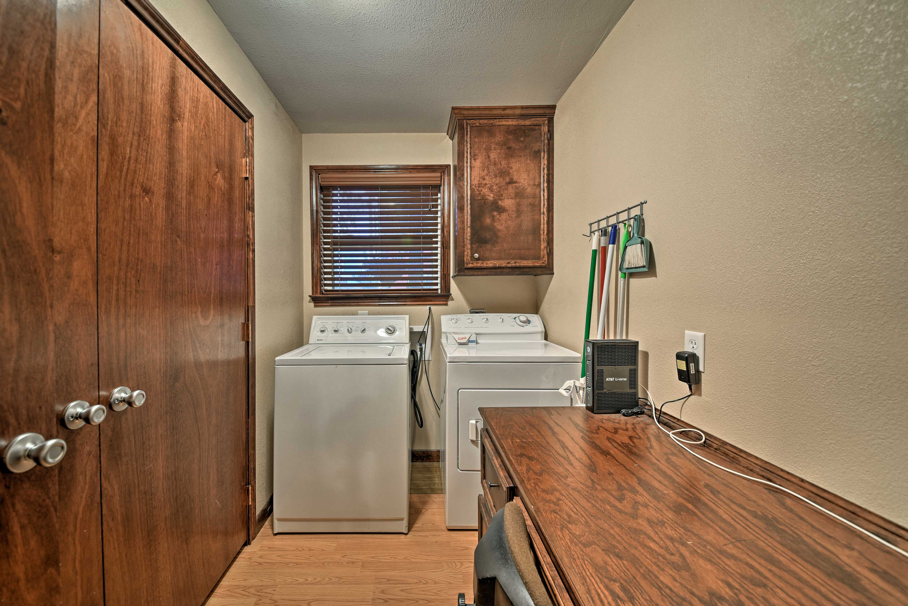 Wash beach towels in the washer and dryer!