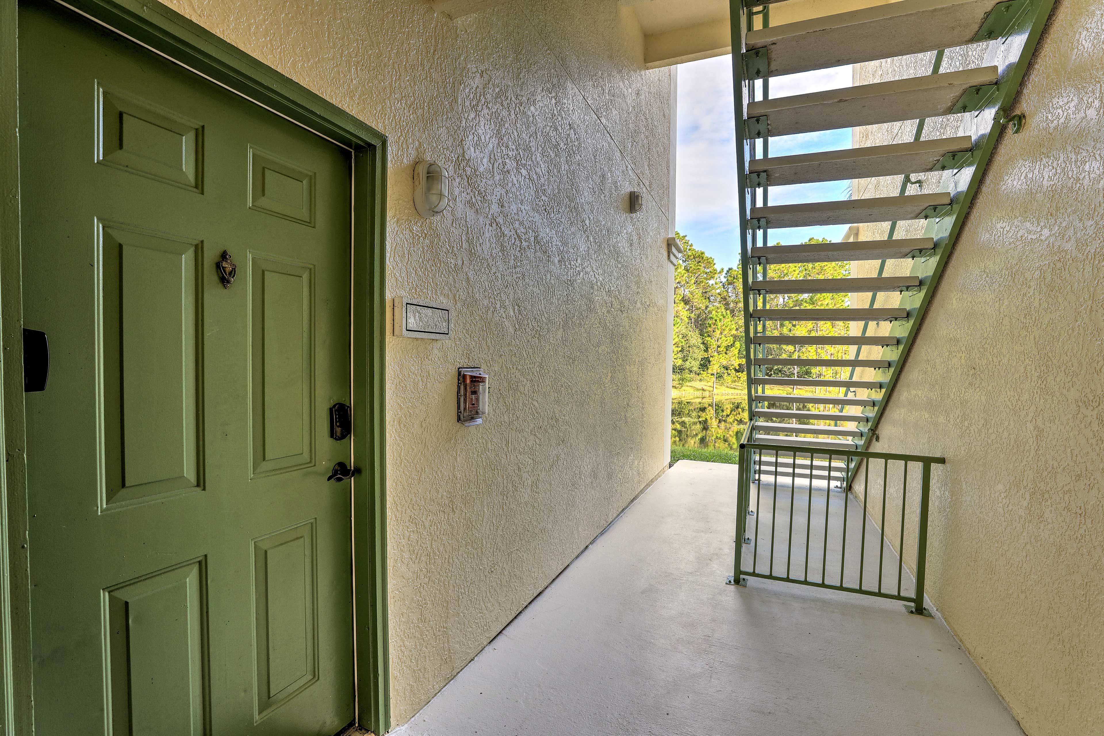 First Floor Condo Entrance