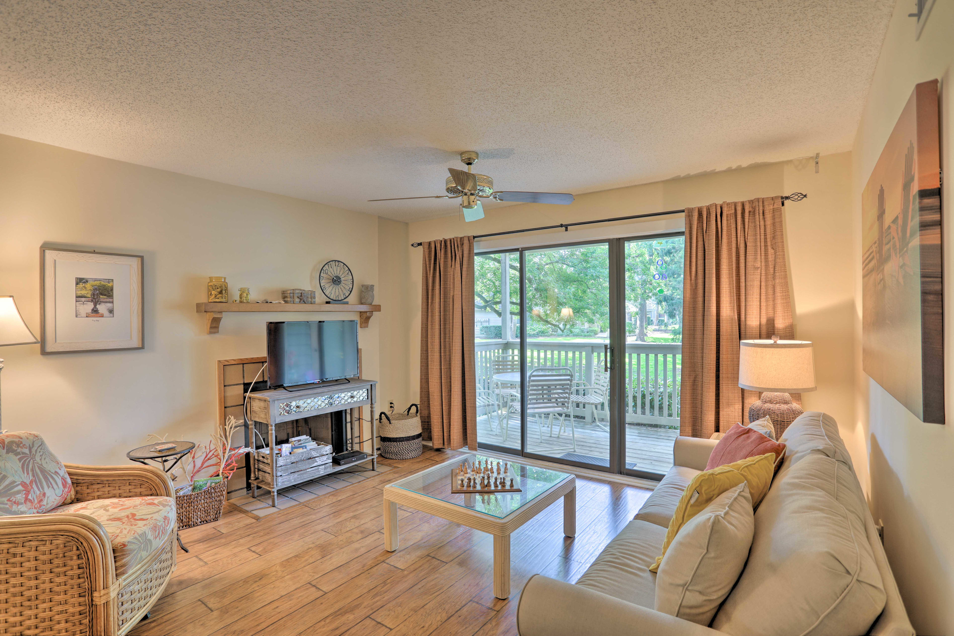 Living Room | Private Patio Access