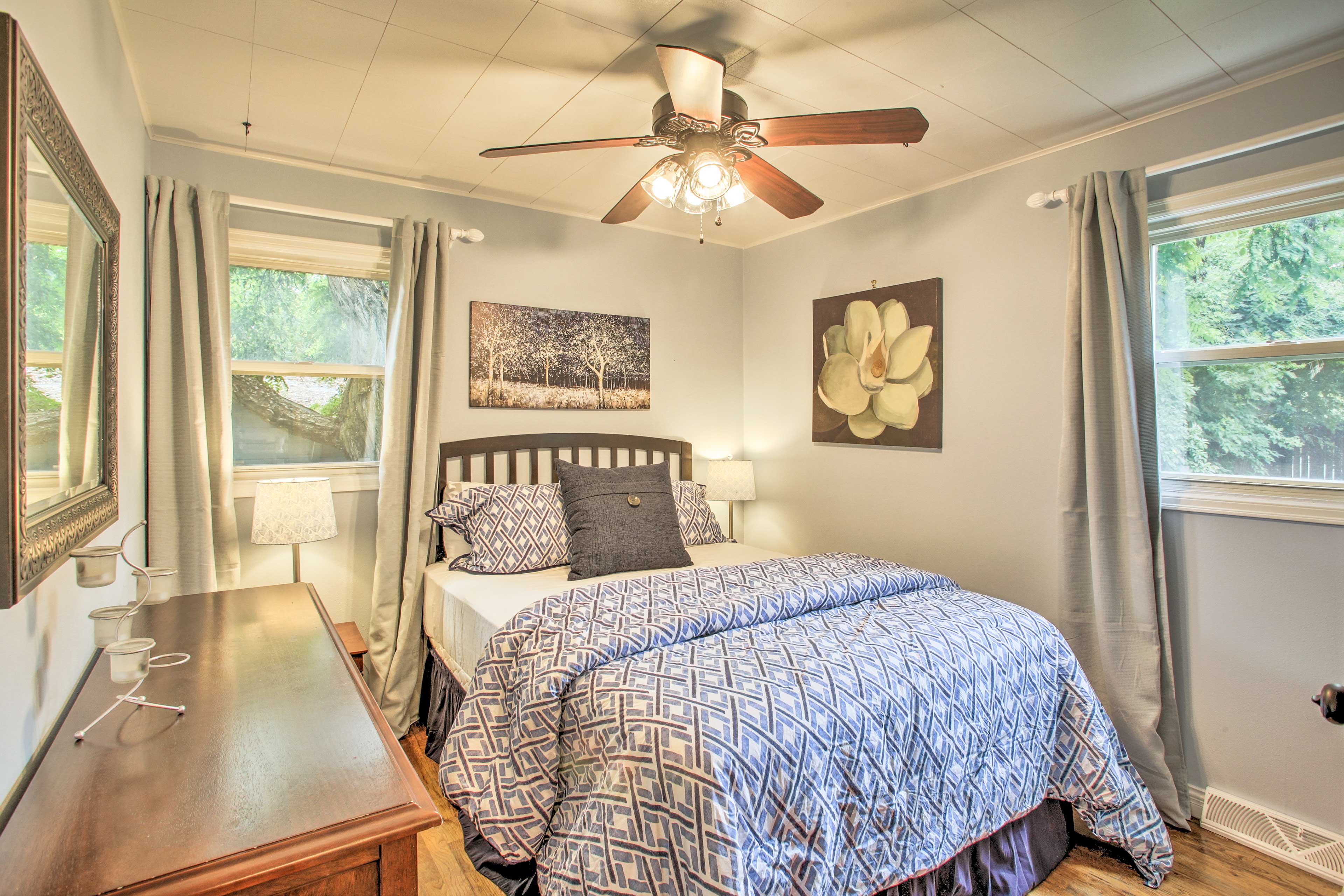 The 3rd bedroom is perfect for couples or a single sleeper.