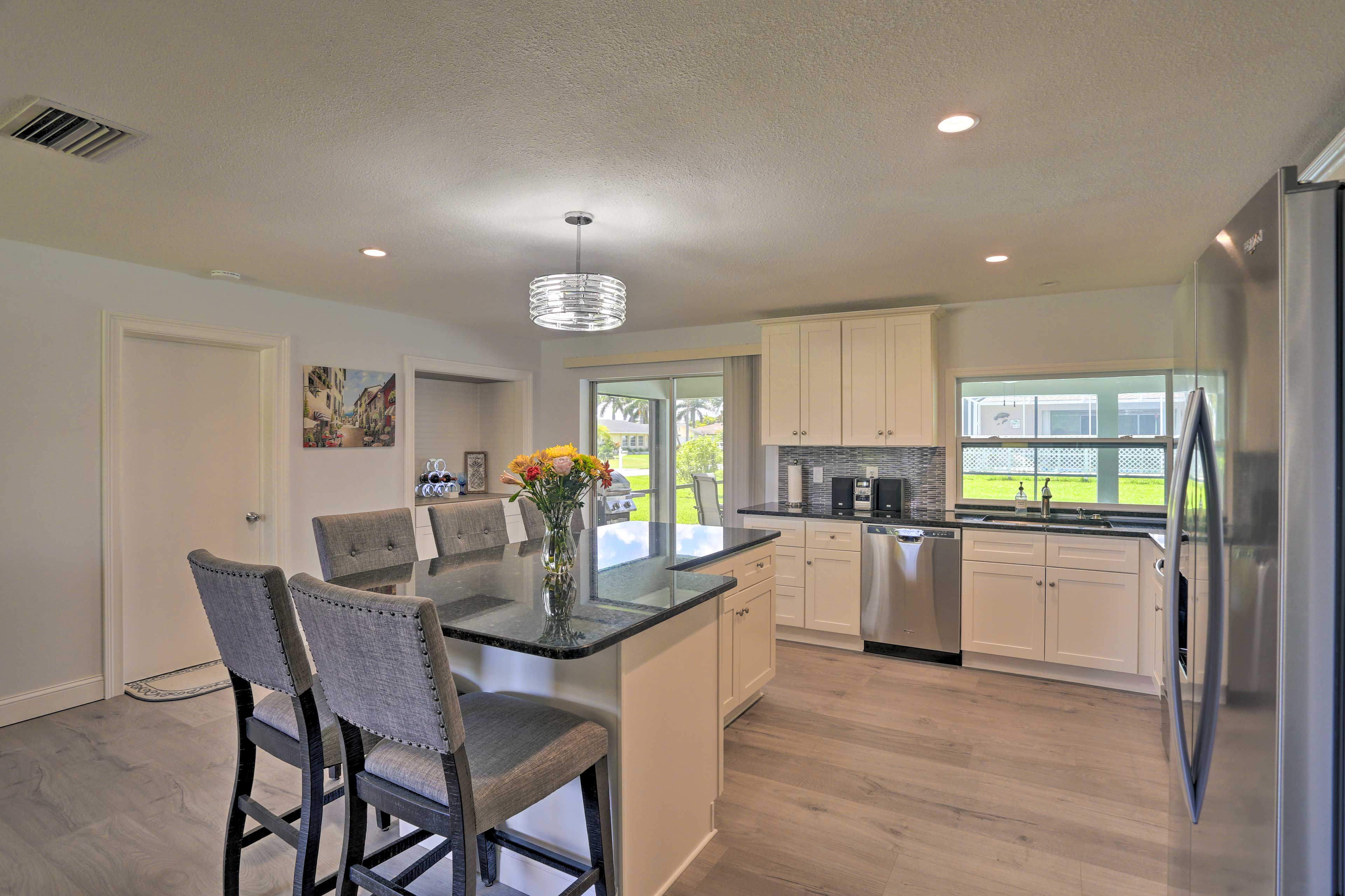 Kitchen | Coffee Maker | Granite Countertops