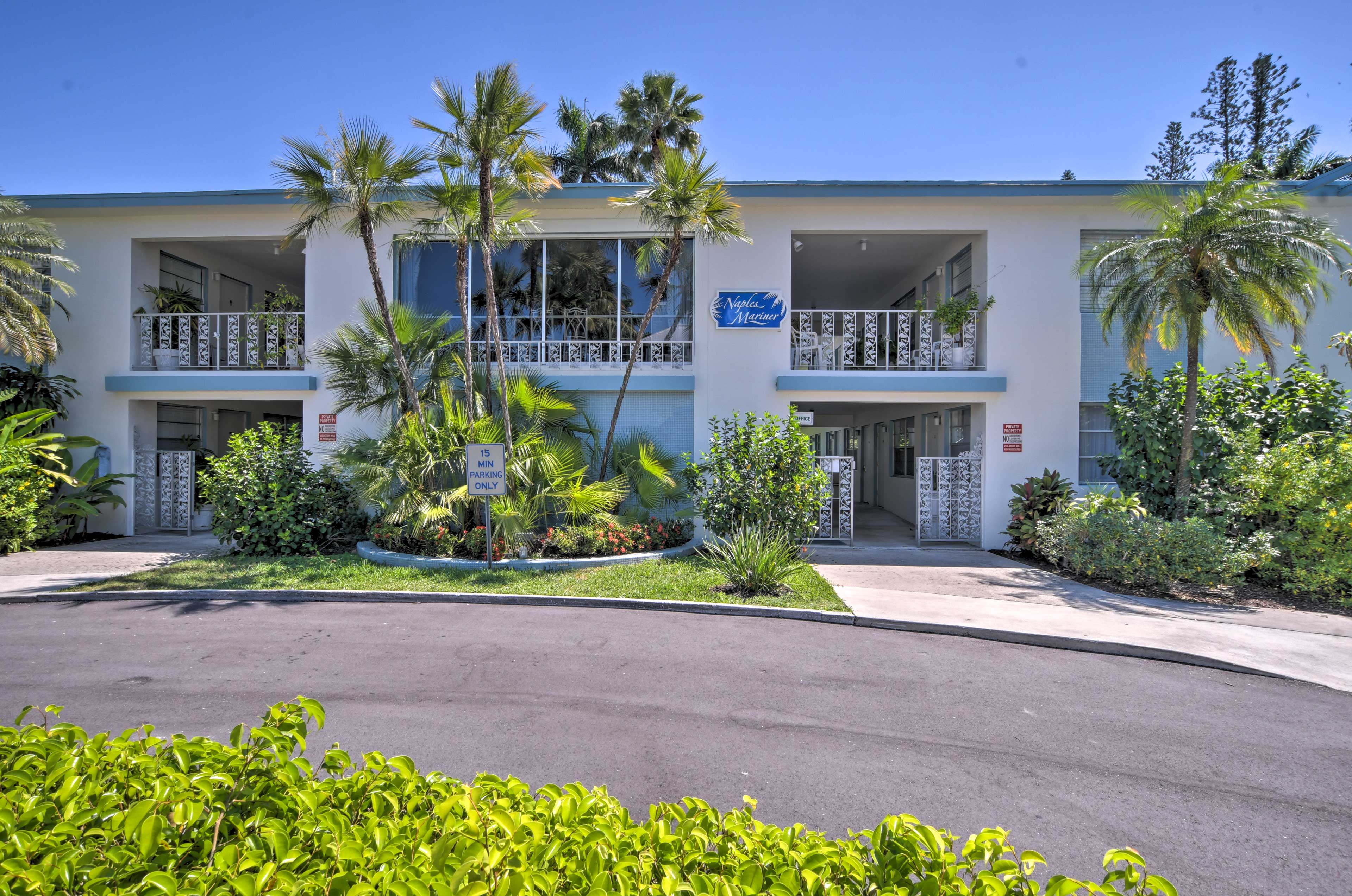 This vacation rental is situated in the Naples Mariner community.