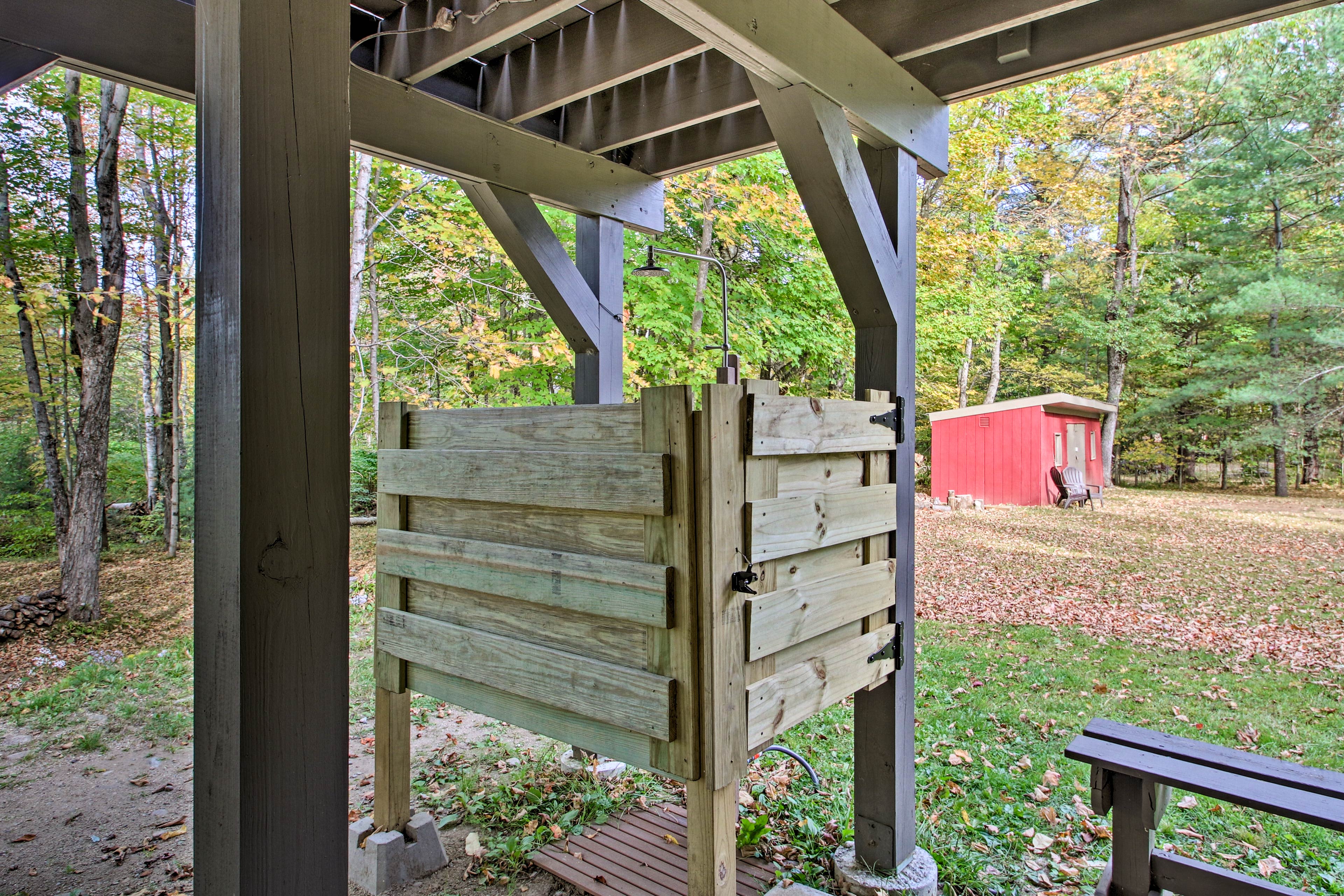 Yard Space | Outdoor Shower | Fire Pit