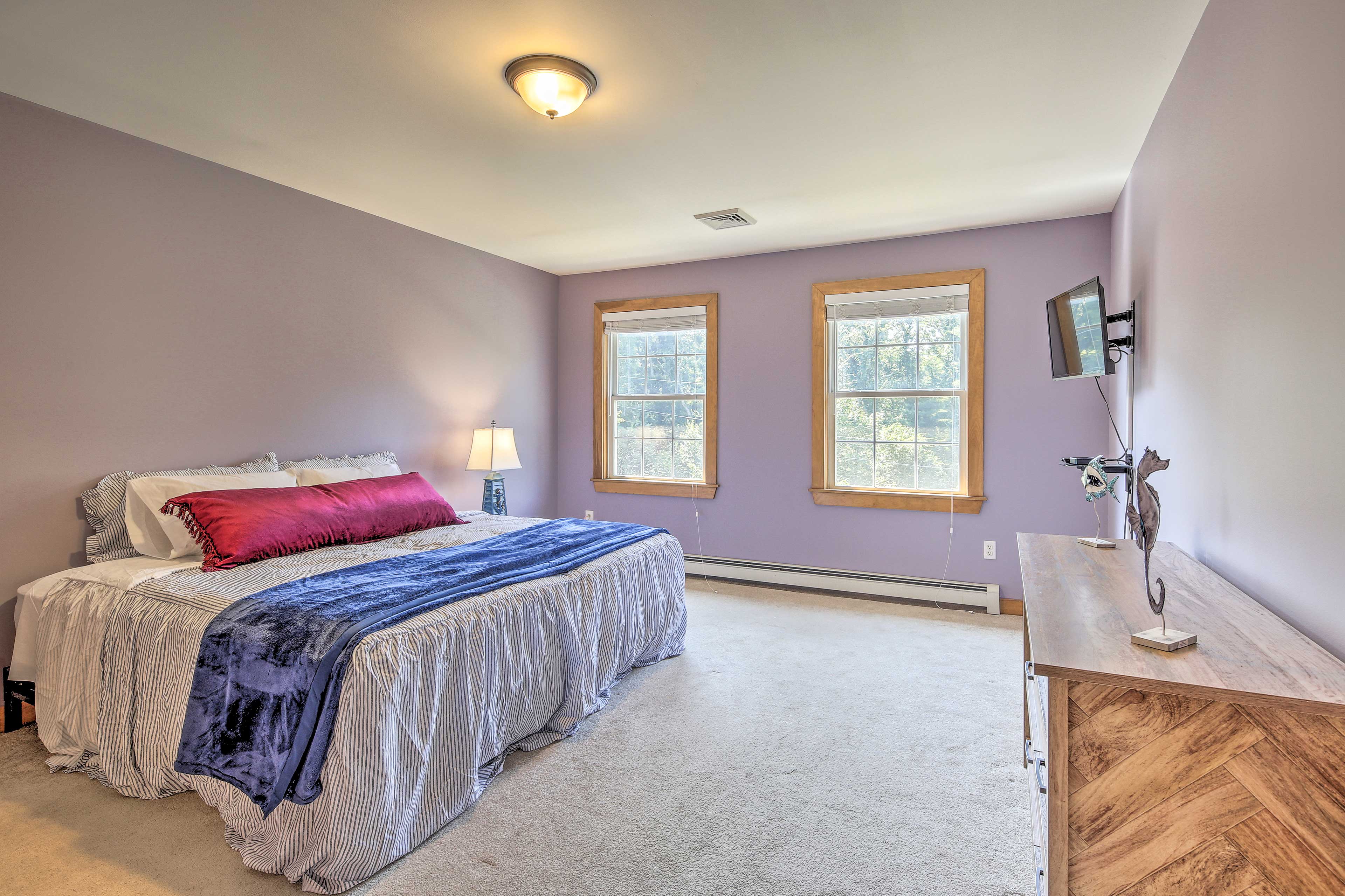 Sleep will come easily in the king bed (or 2 twin beds) in the first bedroom!