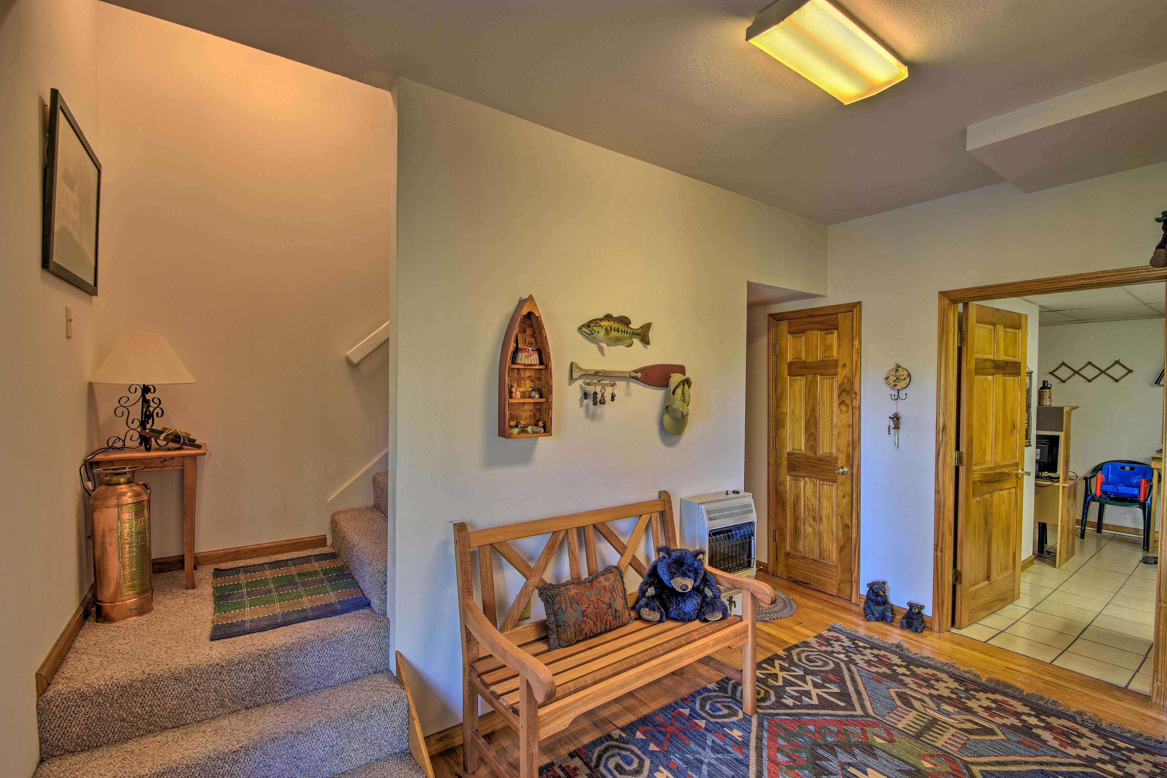 Head downstairs to explore the rest of this spacious home!