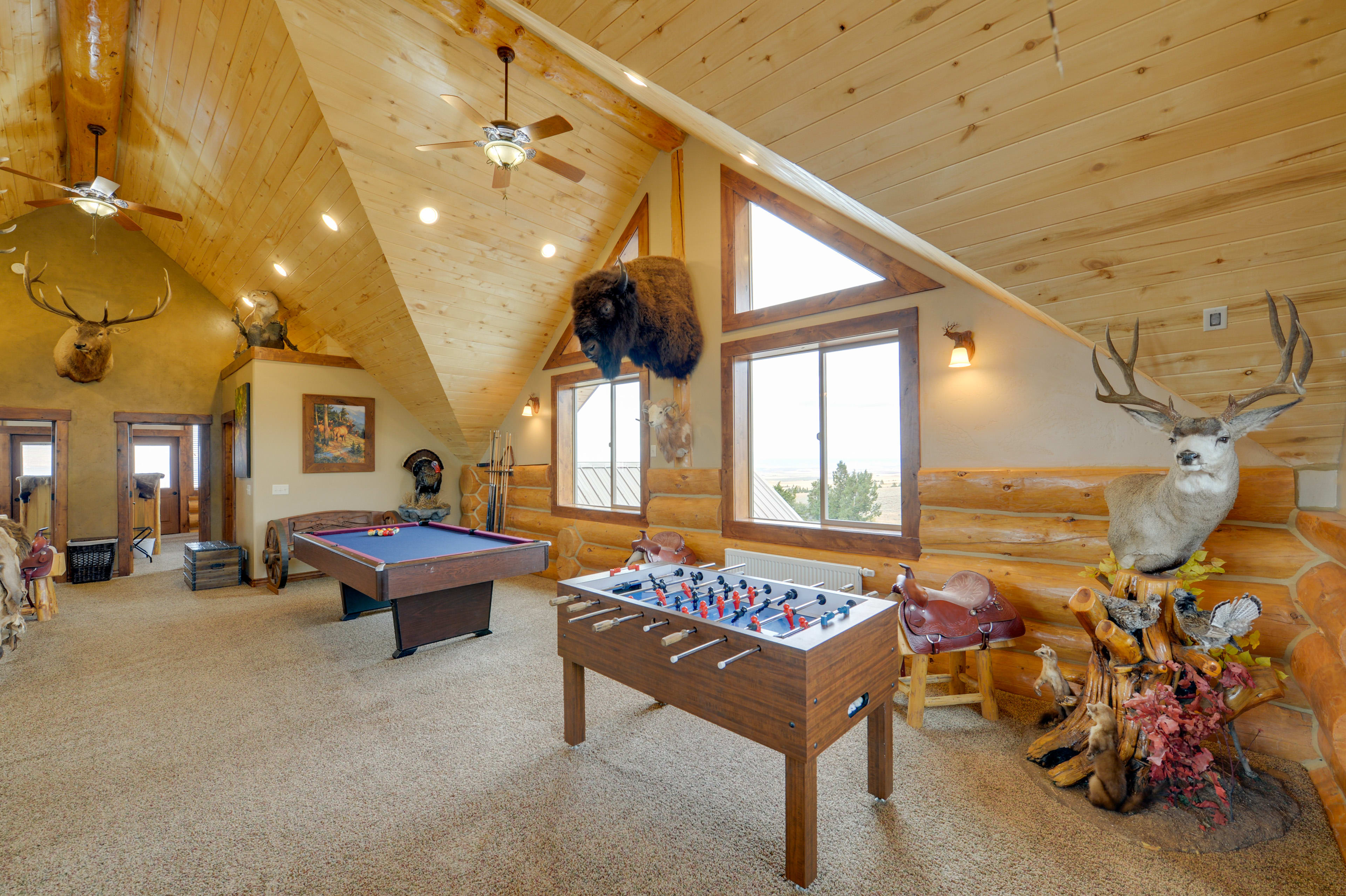 Lofted Game Room