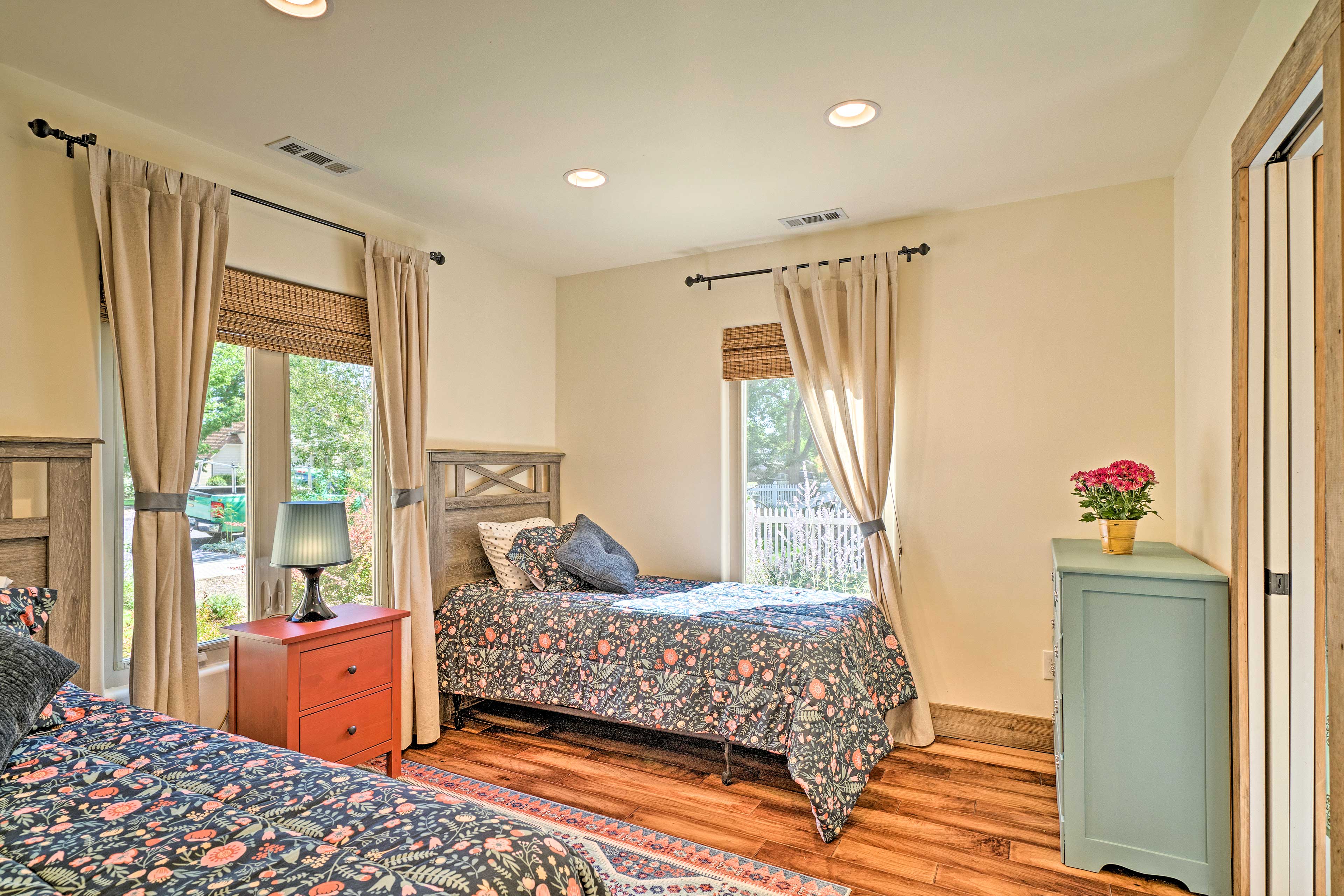 The property offers 2 well-appointed bedrooms.