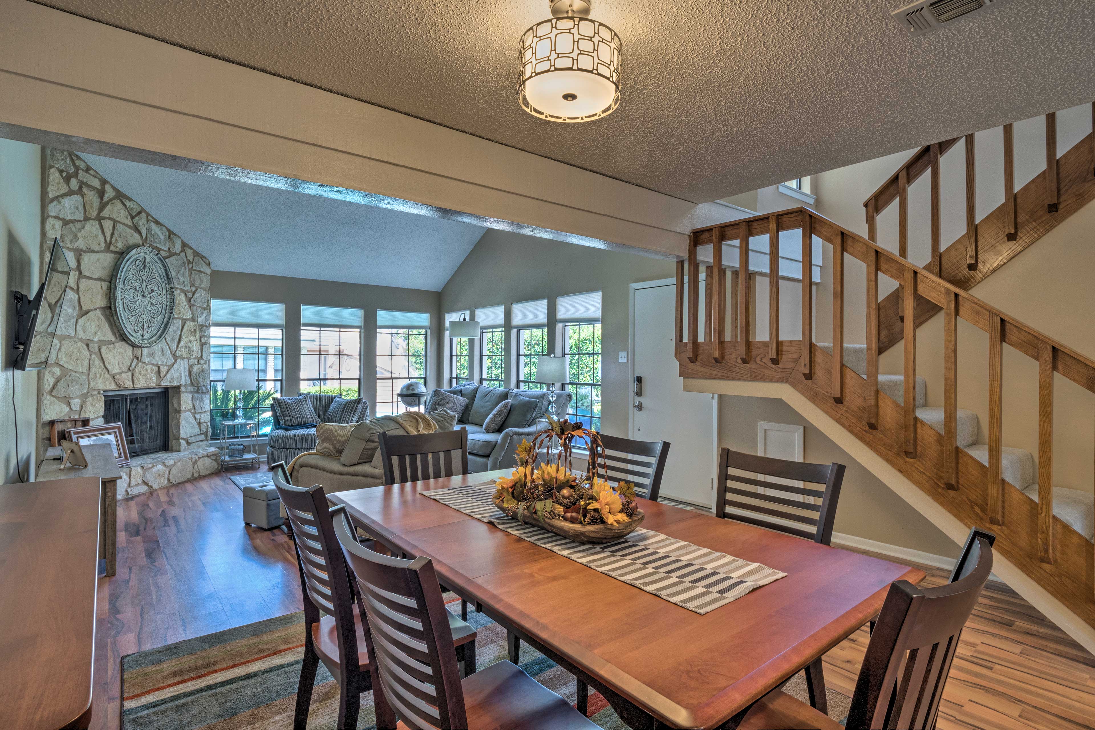 Dining Area | Dishware & Flatware Provided | 1st Floor