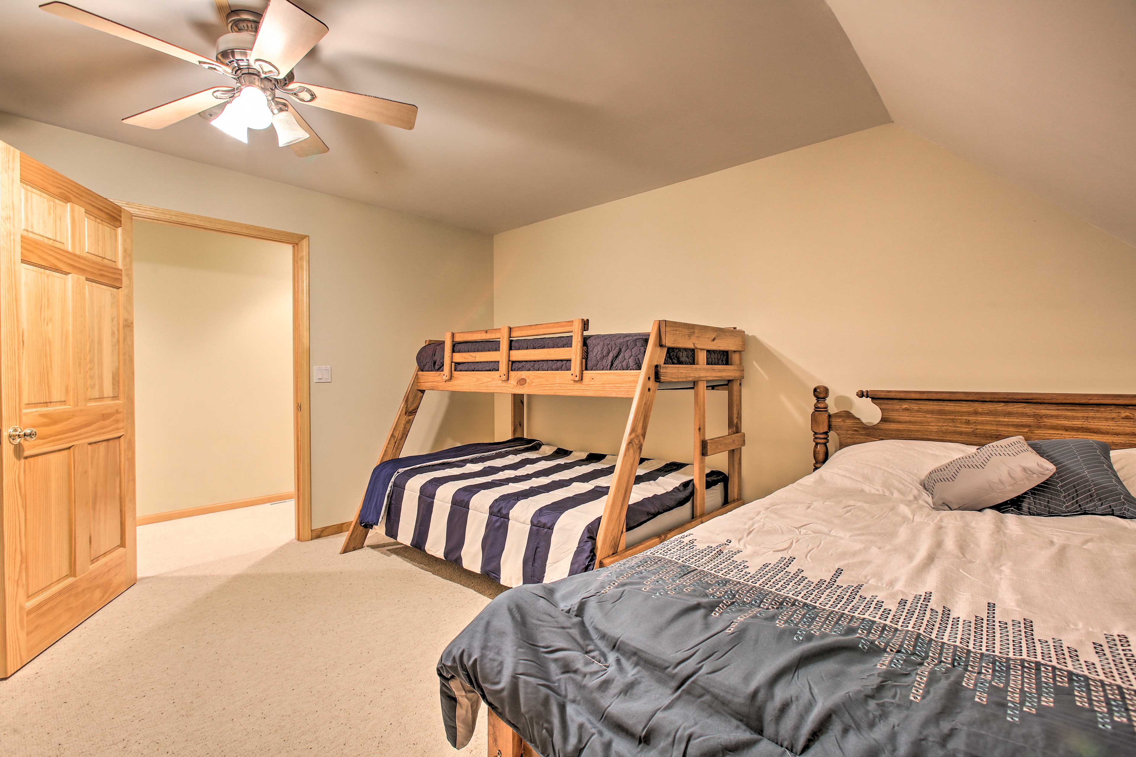 There are plenty of sleeping accommodations for the whole family!