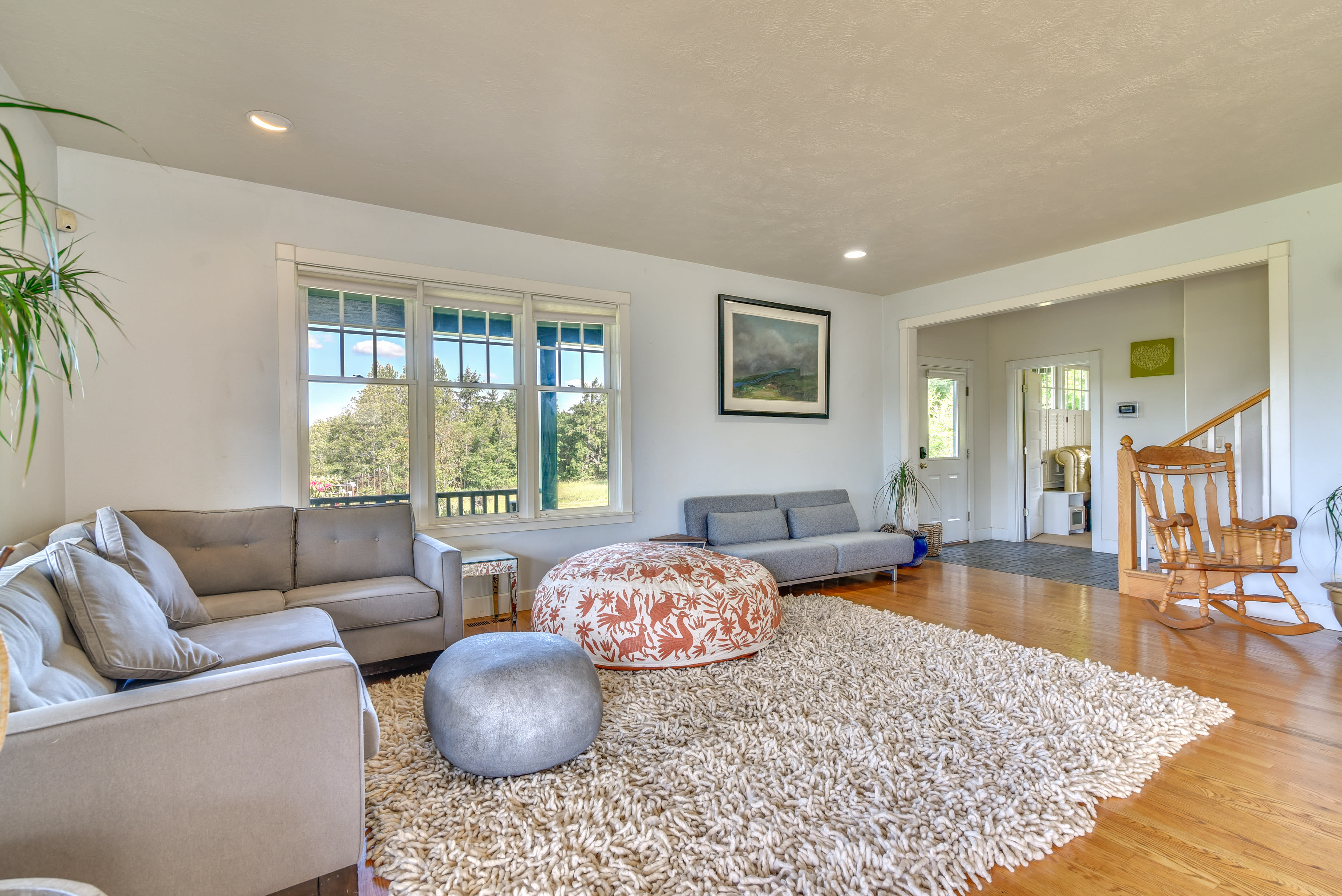 Living Room | 2 Twin Sleeper Sofas | Smart TV | Wood-Burning Fireplace