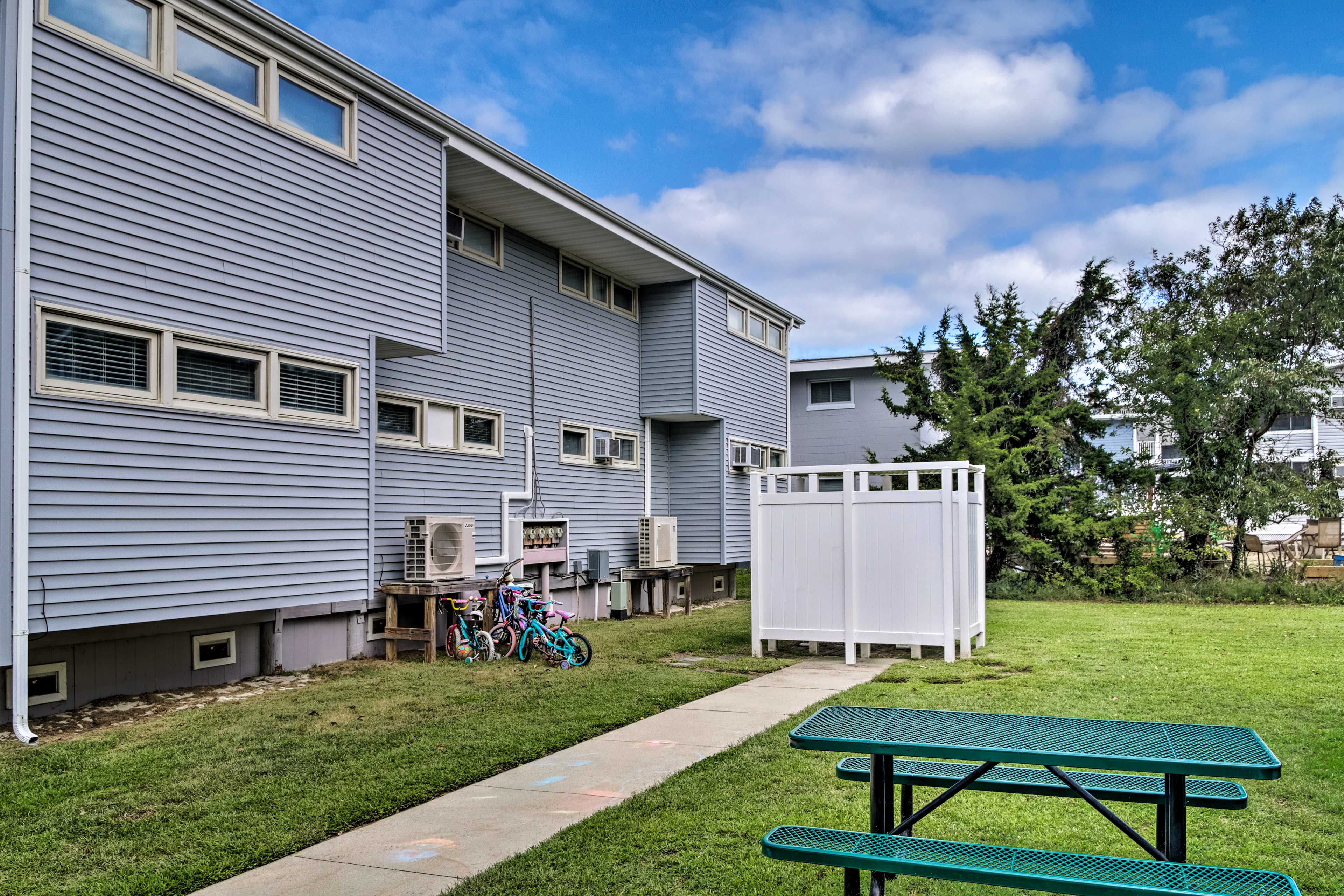 Pack a picnic and enjoy it on the beach, just steps from your home!