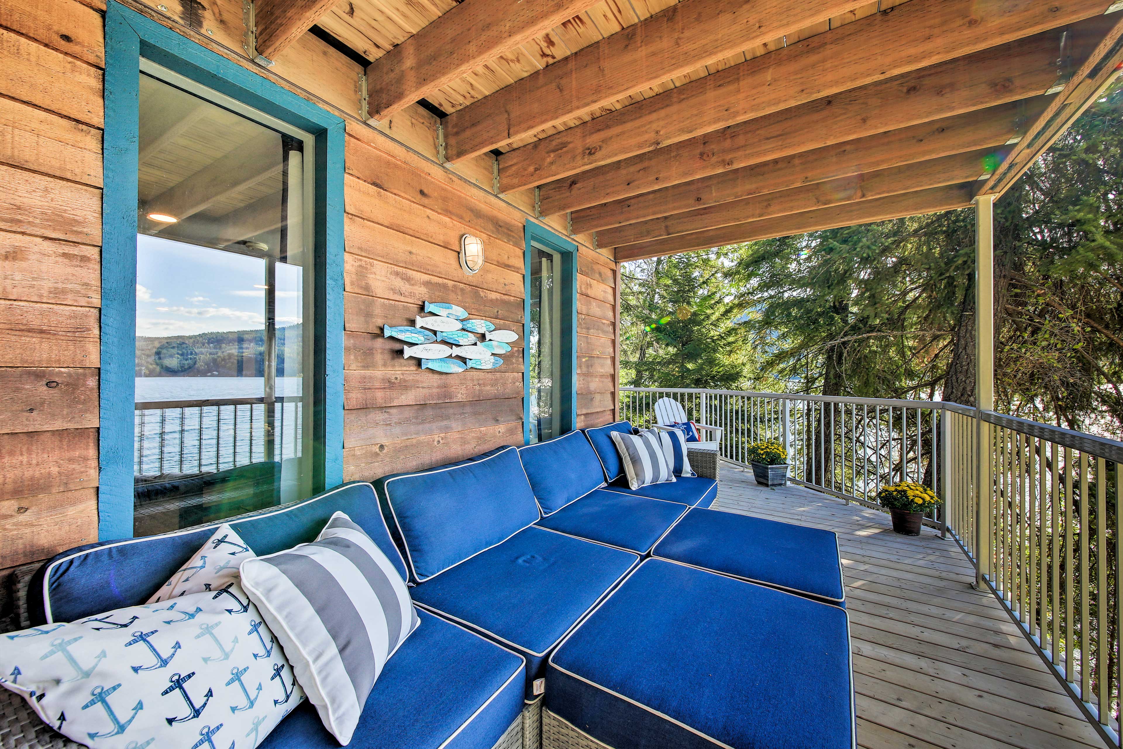 Covered Deck | Lounge Furniture | Views