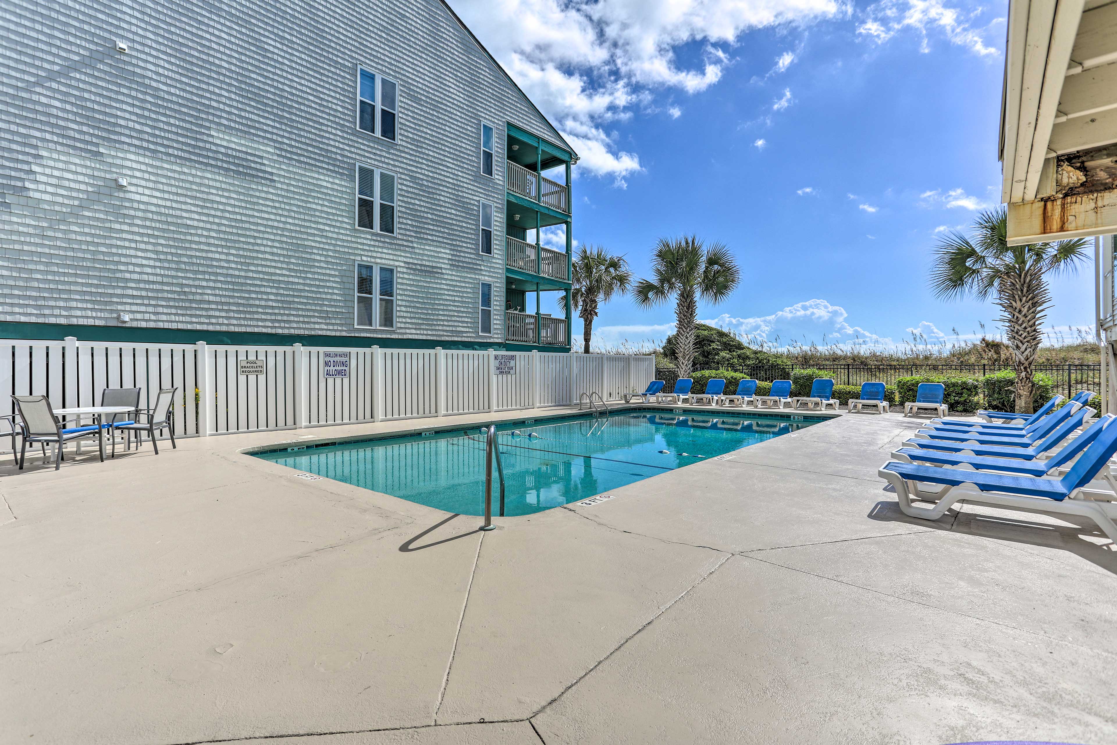 Community Pool | At Ocean Pier 1 Condos (Across The Street)