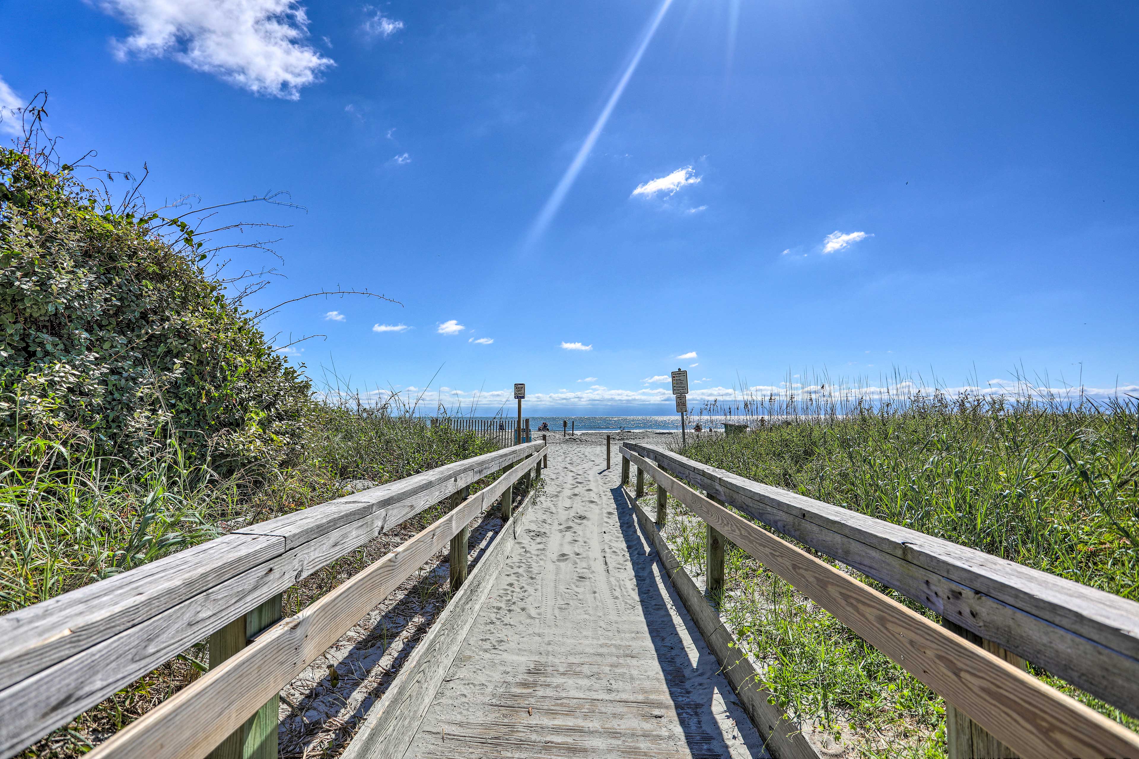 Beach Access On-Site