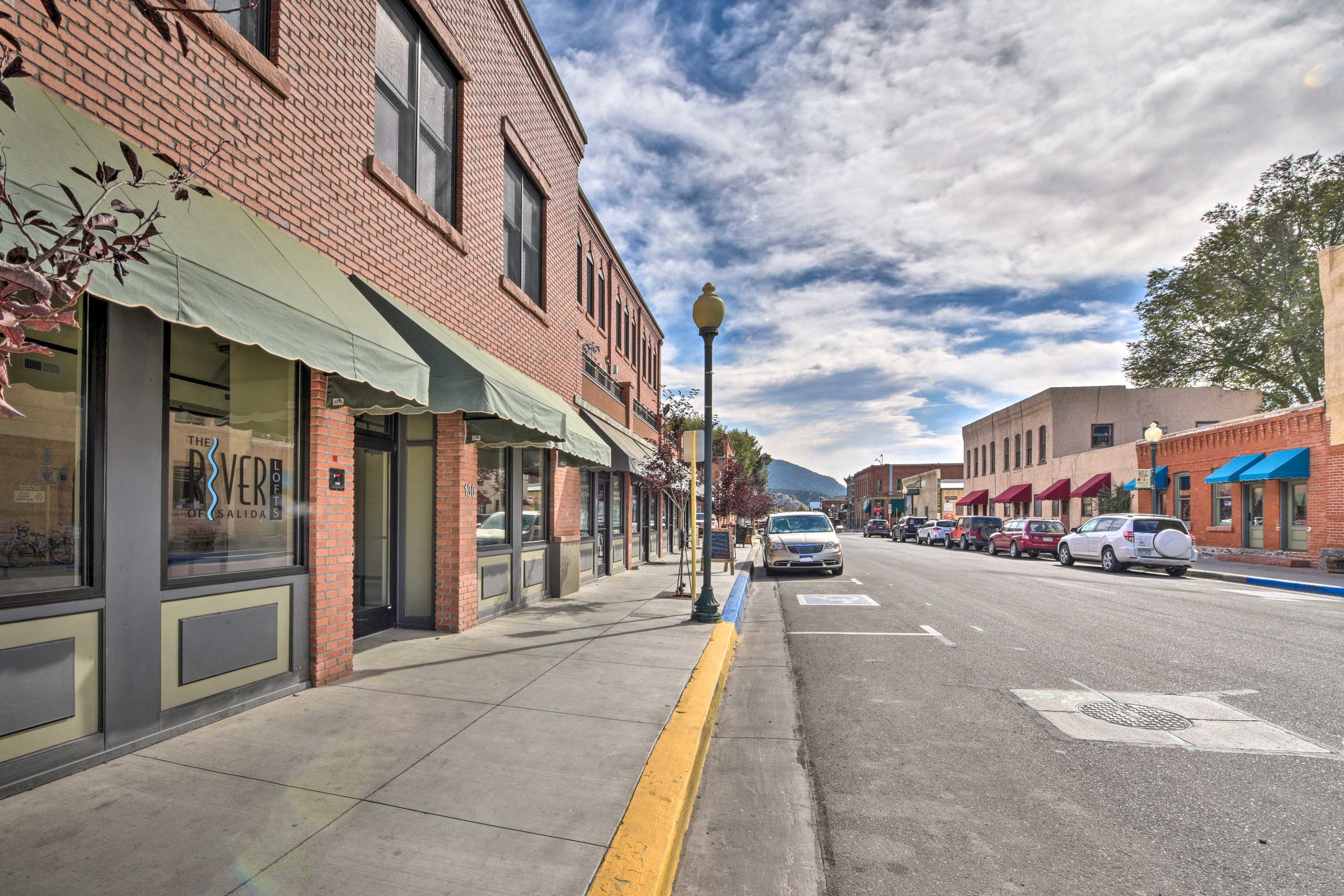 The River Lofts of Salida are located steps from the Arkansas River!