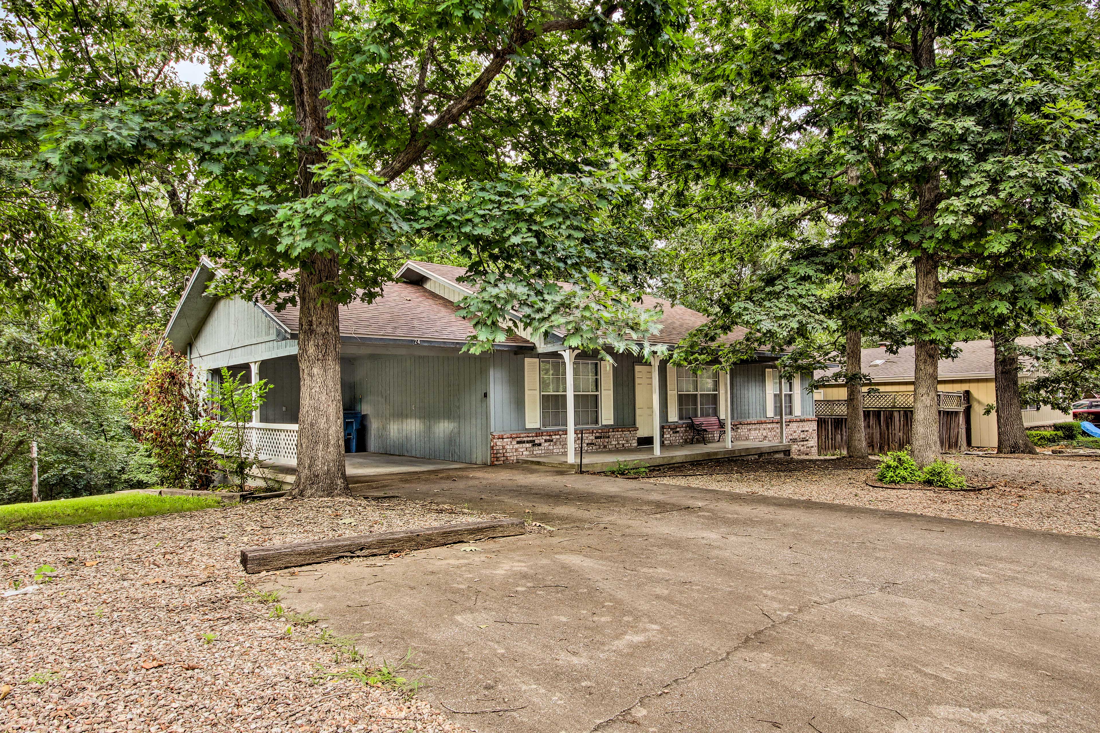 Home Exterior | Carport (1 Vehicle) | Driveway (2 Vehicles)