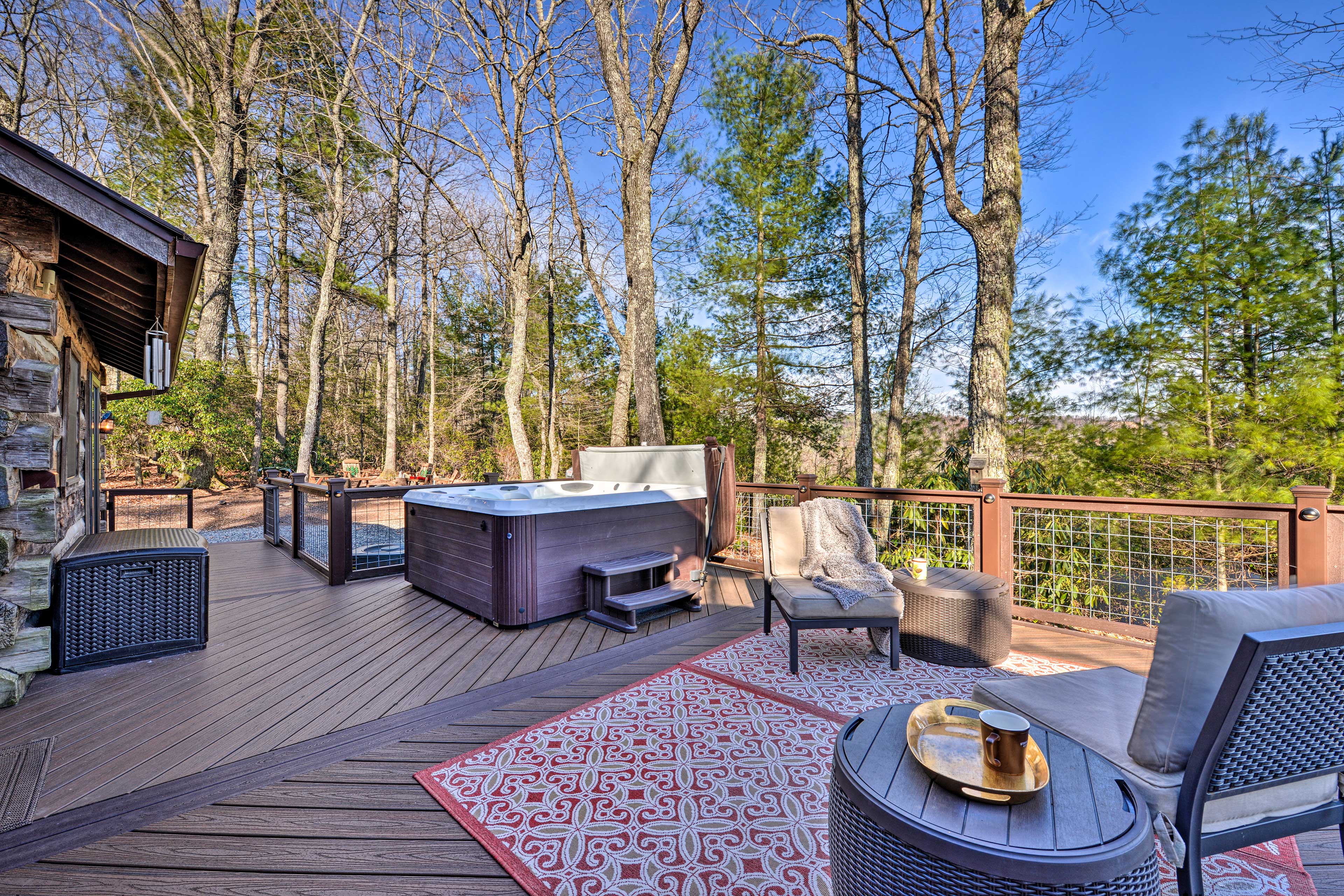 Deck | Hot Tub | Views