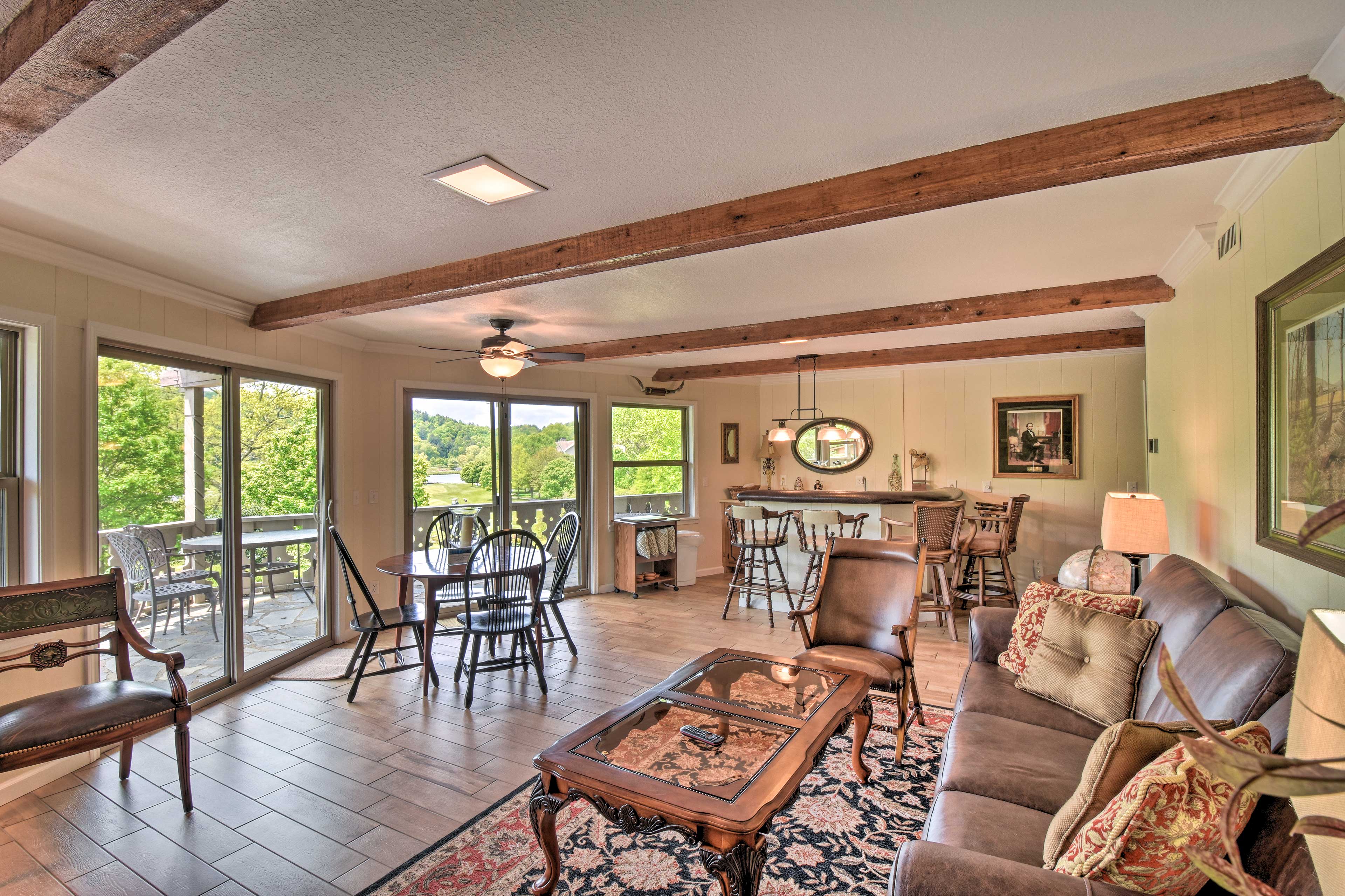 Downstairs Living Area | Deck Access