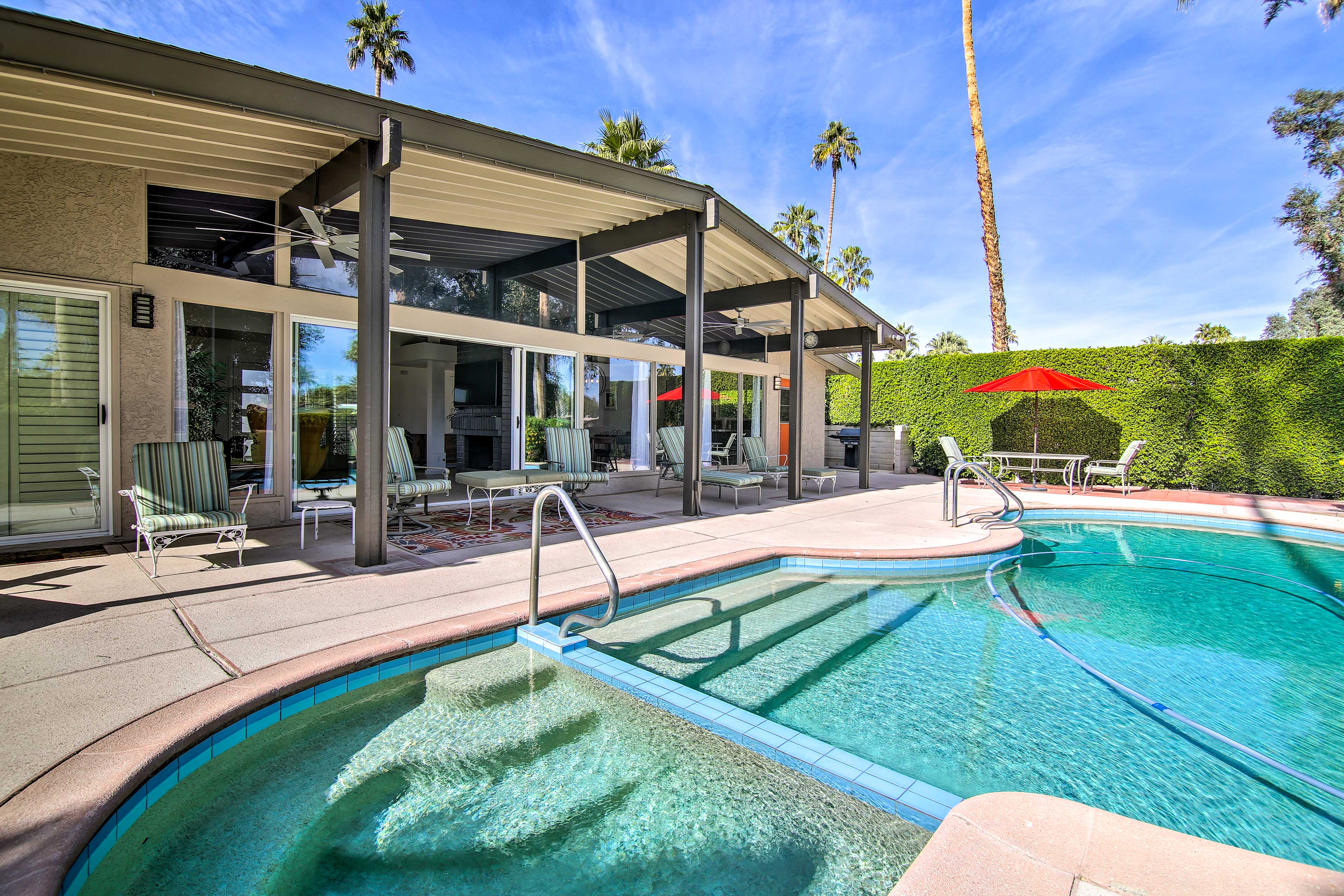 Backyard | Private Pool (Heated w/ Fee)