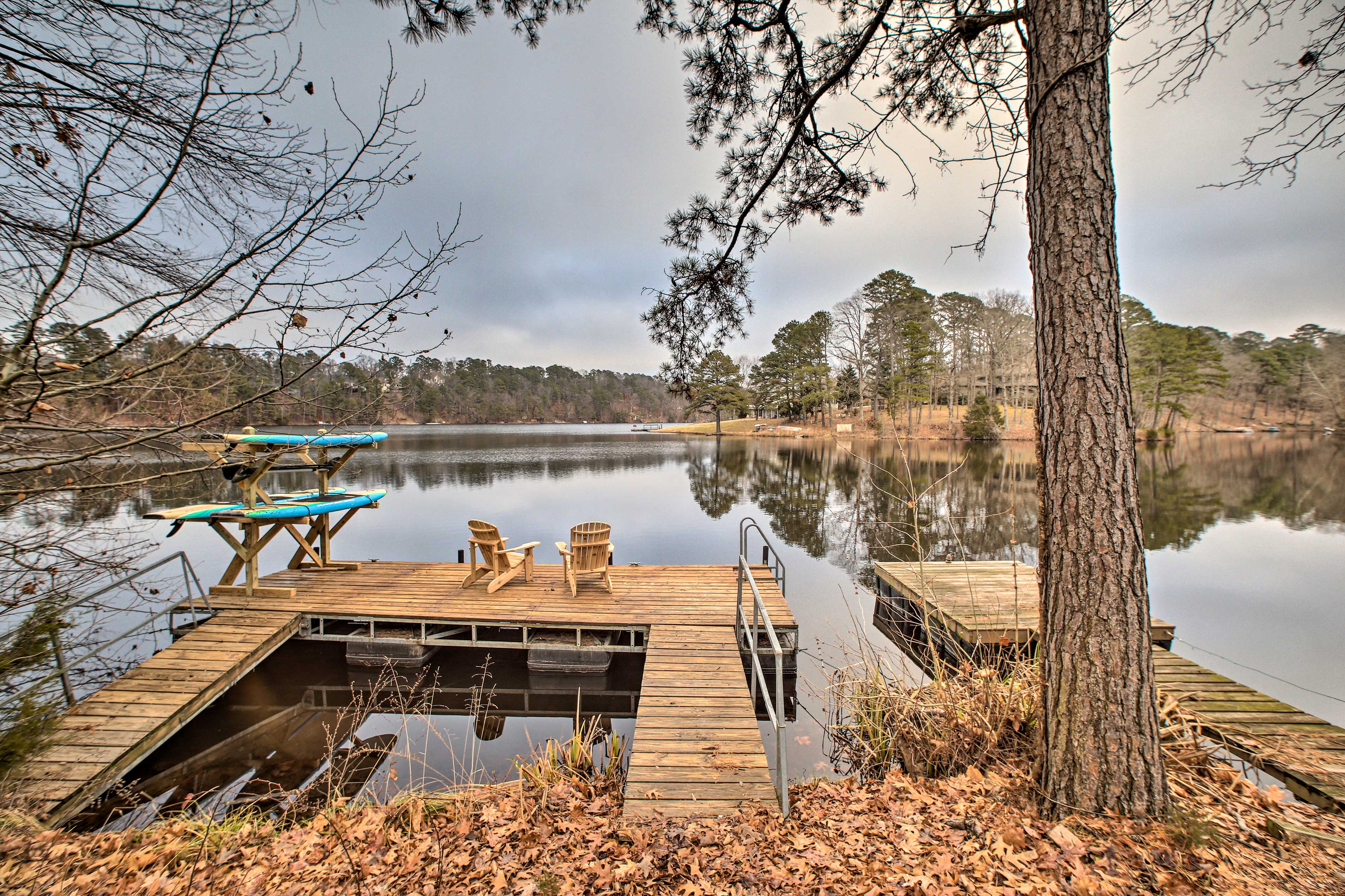 Renovated Lakefront Escape w/ Private Dock + Deck!