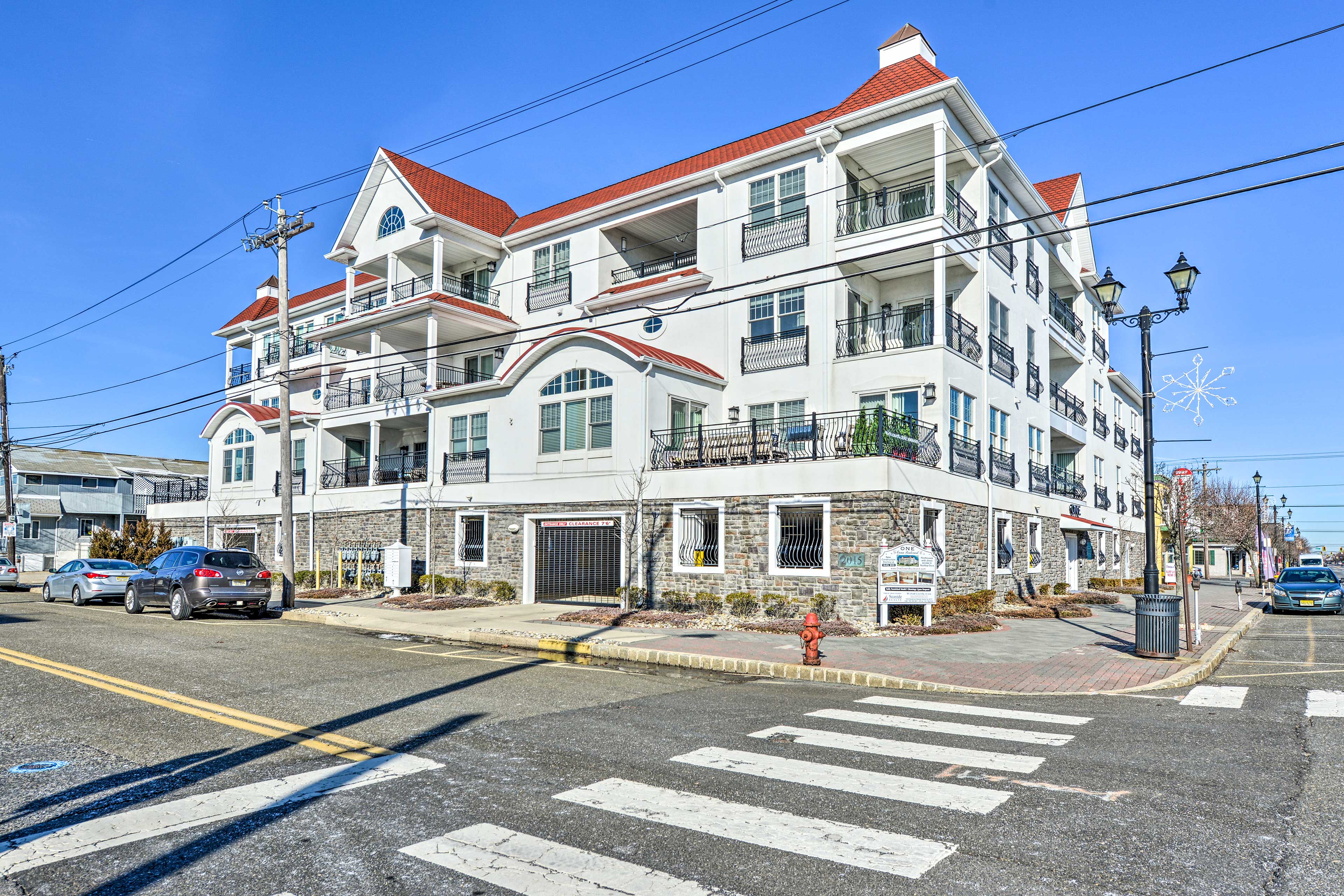 Centrally located, this Jersey condo is just a block from the beach!