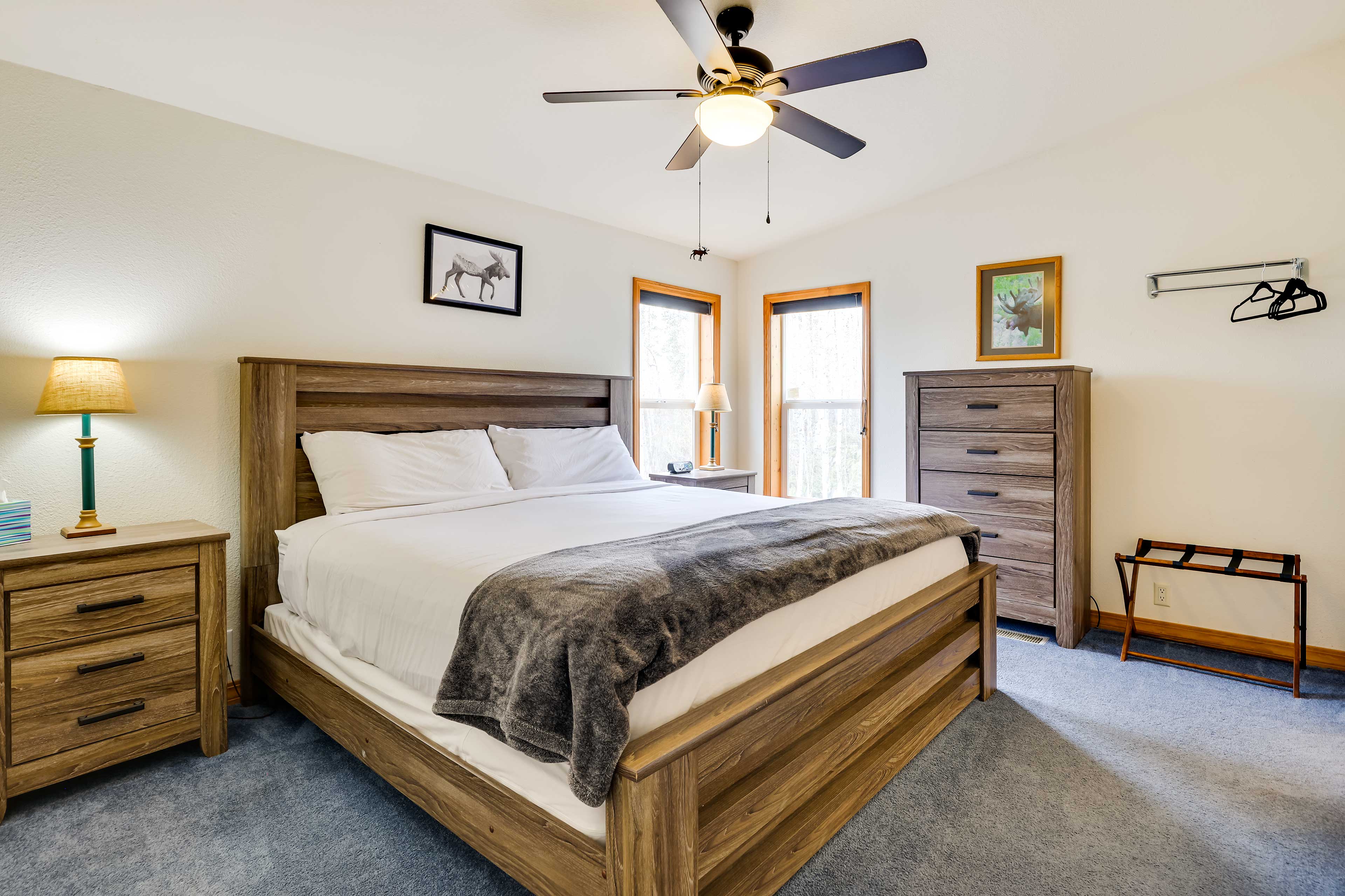 Bedroom 1 | King Bed | Linens Provided | Upper Level