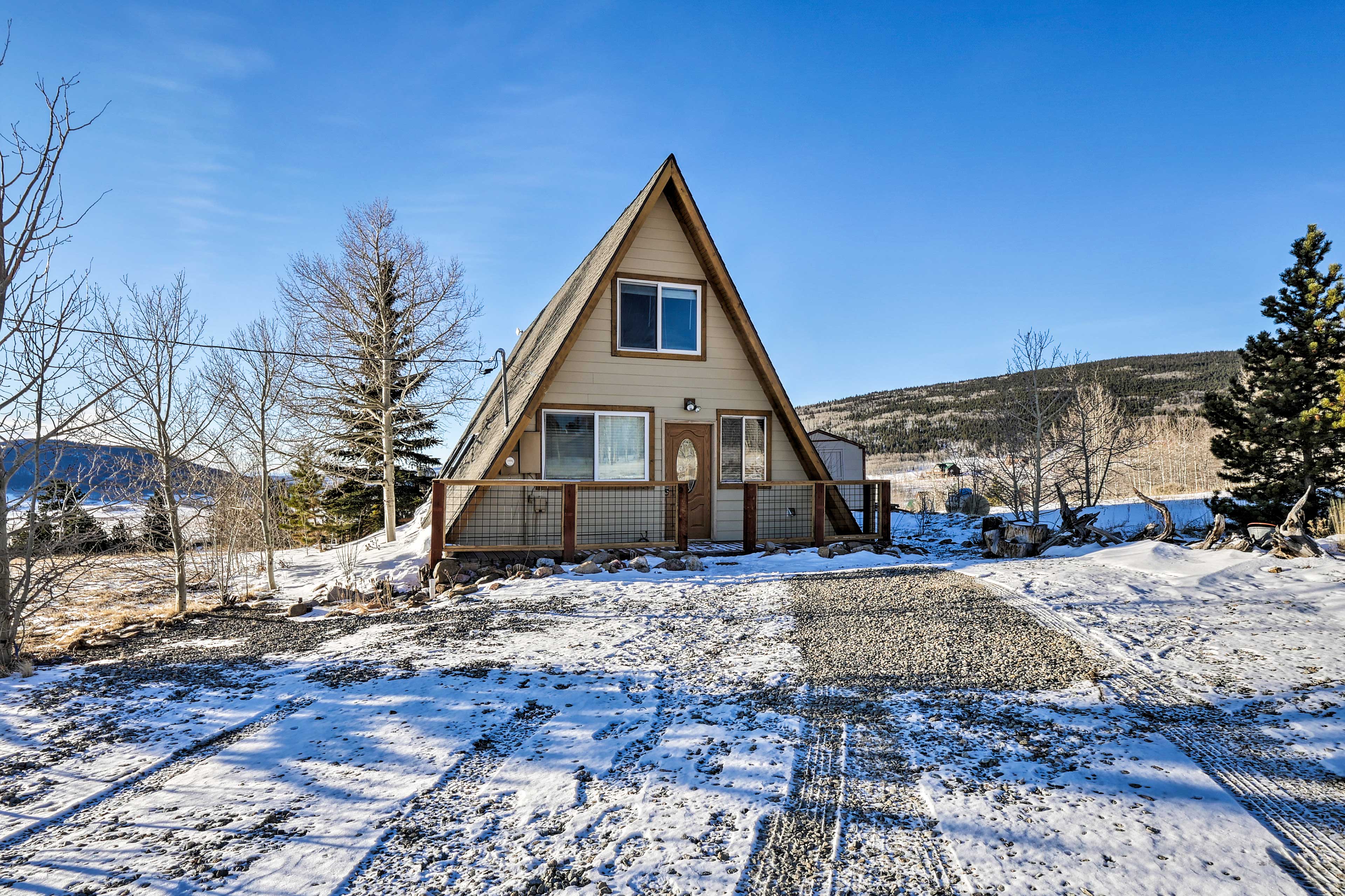 Exterior | Gravel Driveway Parking (4 Vehicles)