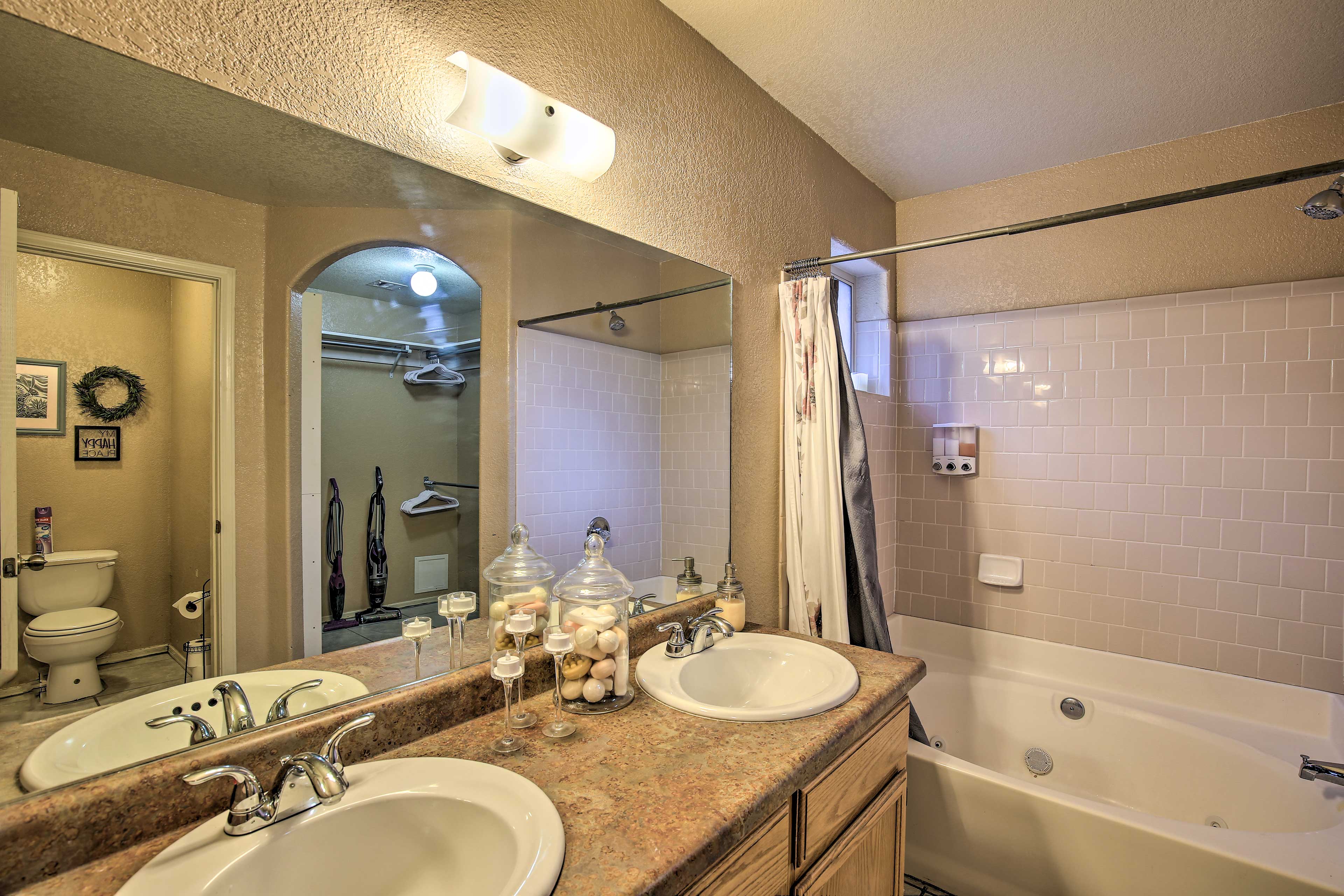 Double vanities will make it easy for multiple people to get ready.